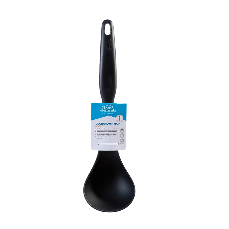 Cucharon Nylon - Color Negro 299902190 Home Elements