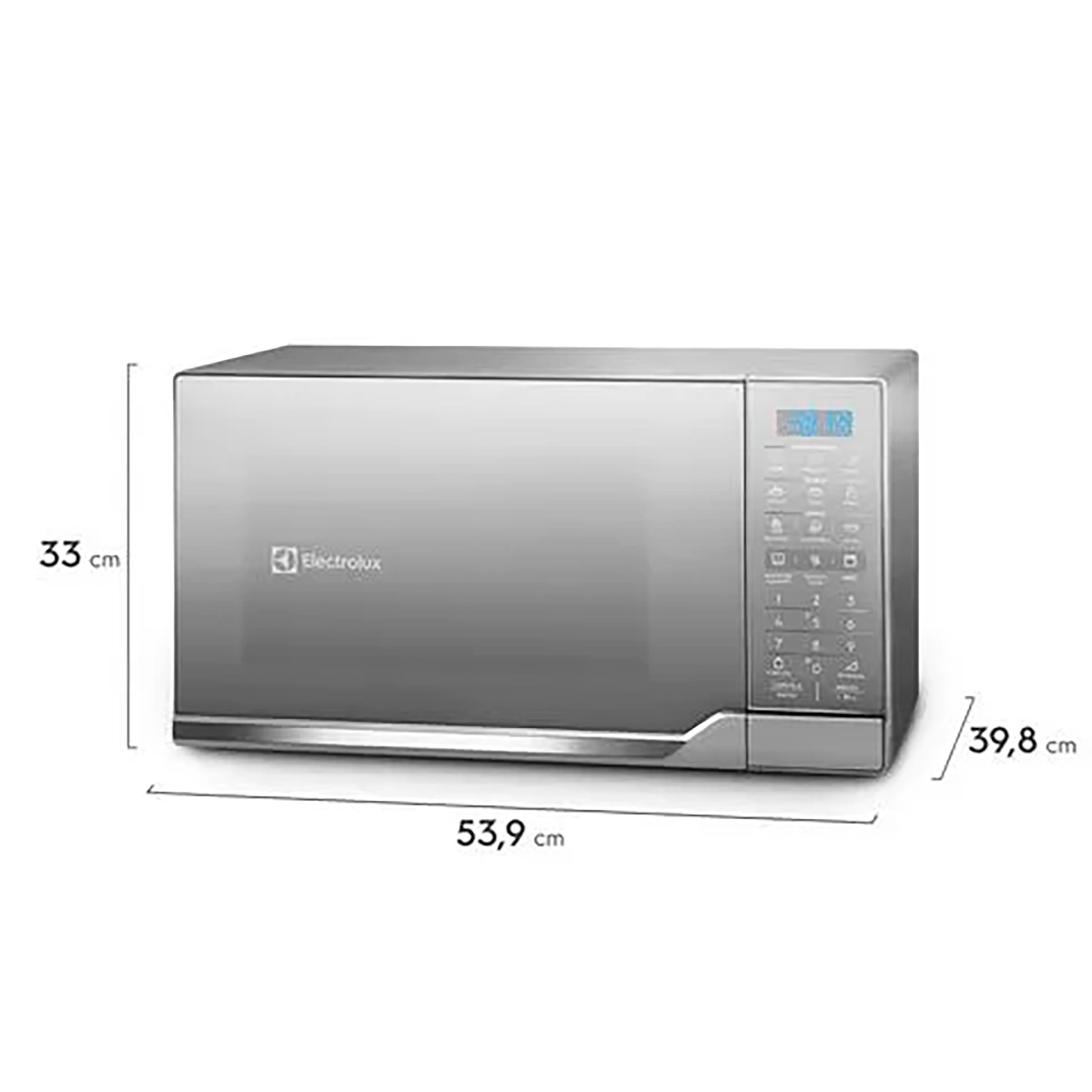 Horno Microondas Electrolux 30L Función Grill Gris EMDO30G3GSLUG