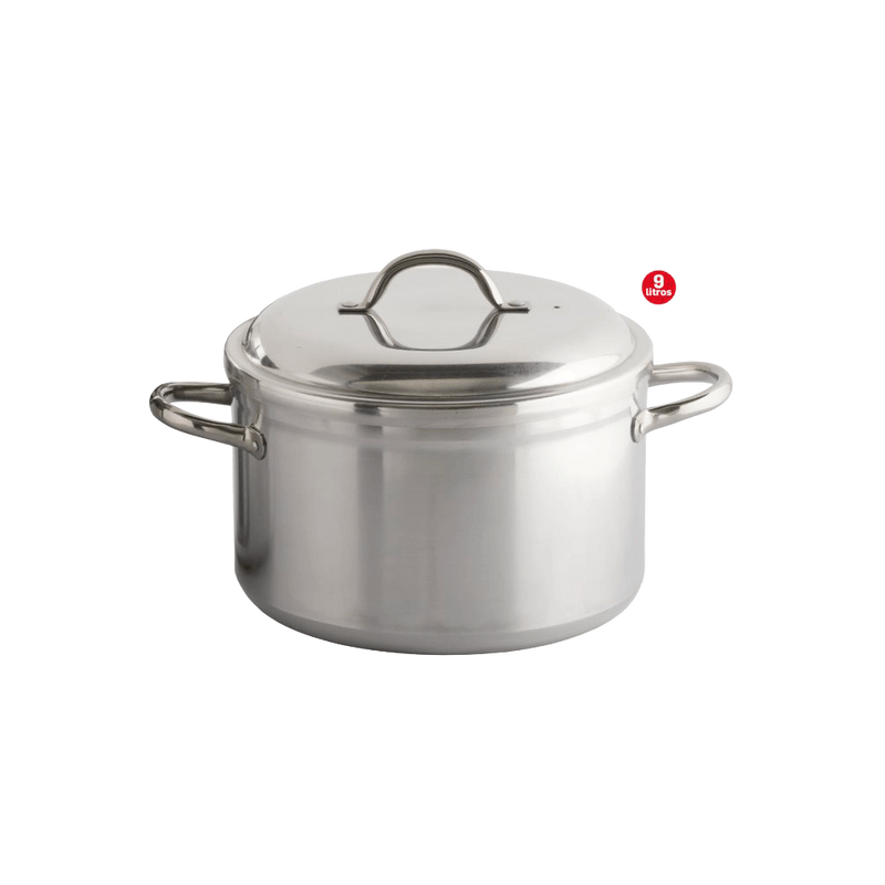 OLLA ALUMINIO INSTITUCIONAL 9L UNIVERSAL