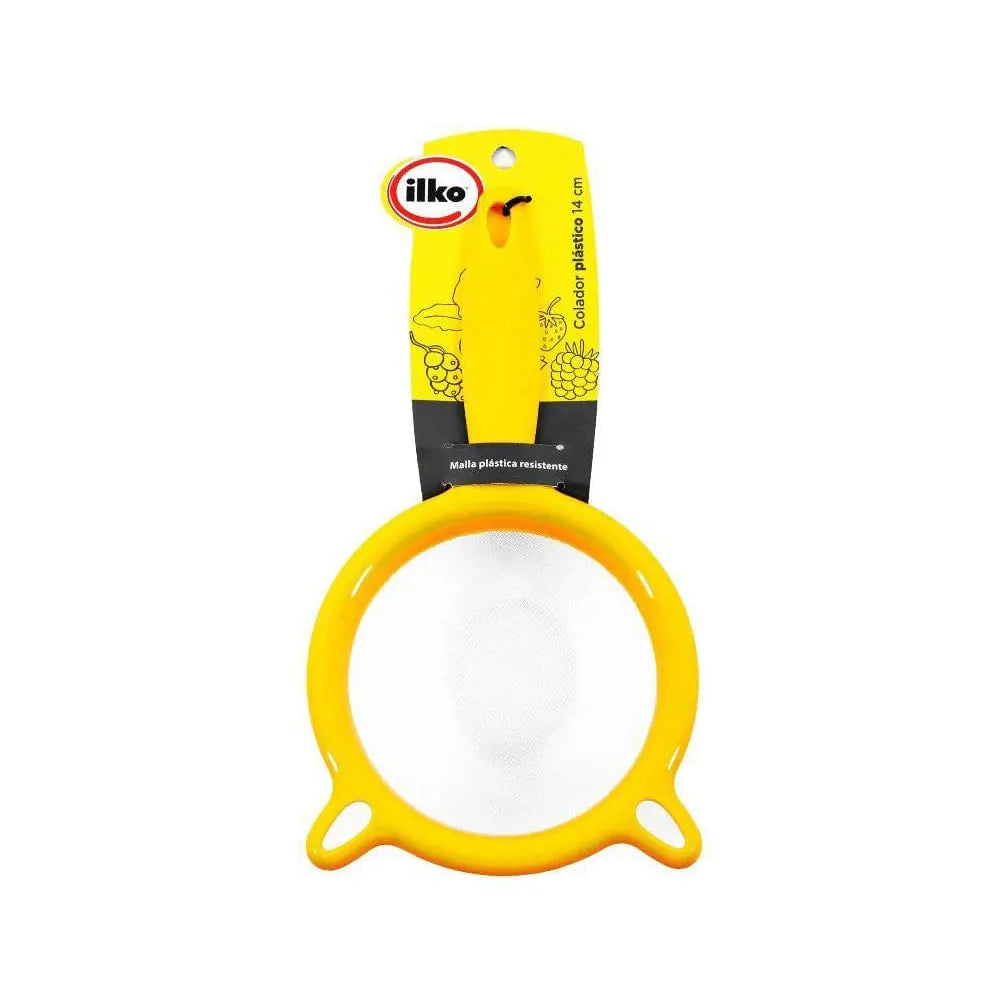 COLADOR DE MALLA METALICA BASIC 14 CM ILKO