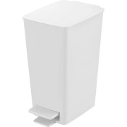 BASURERO PEDAL SLIM 8L BLANCO