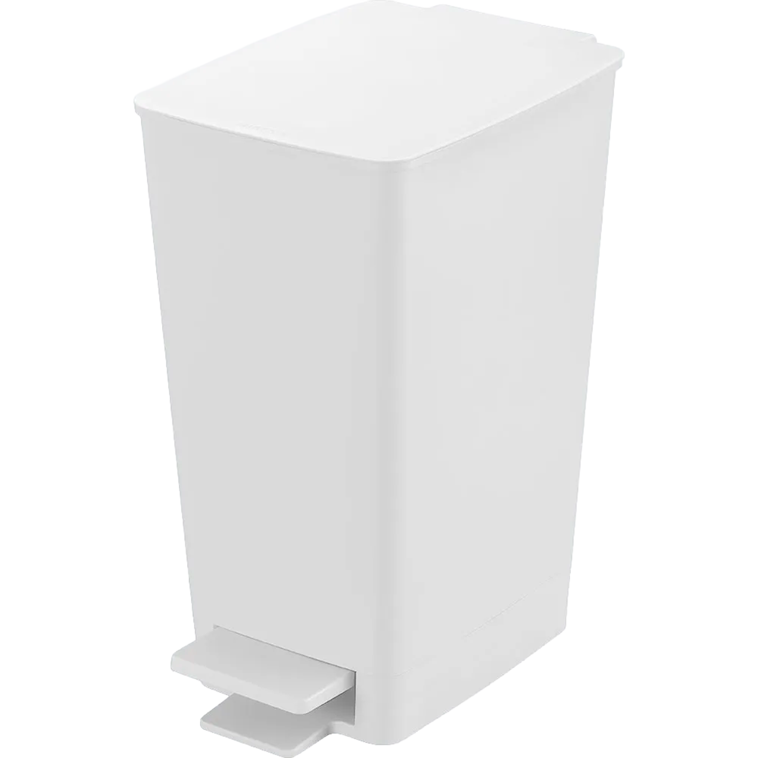 BASURERO PEDAL SLIM 8L BLANCO