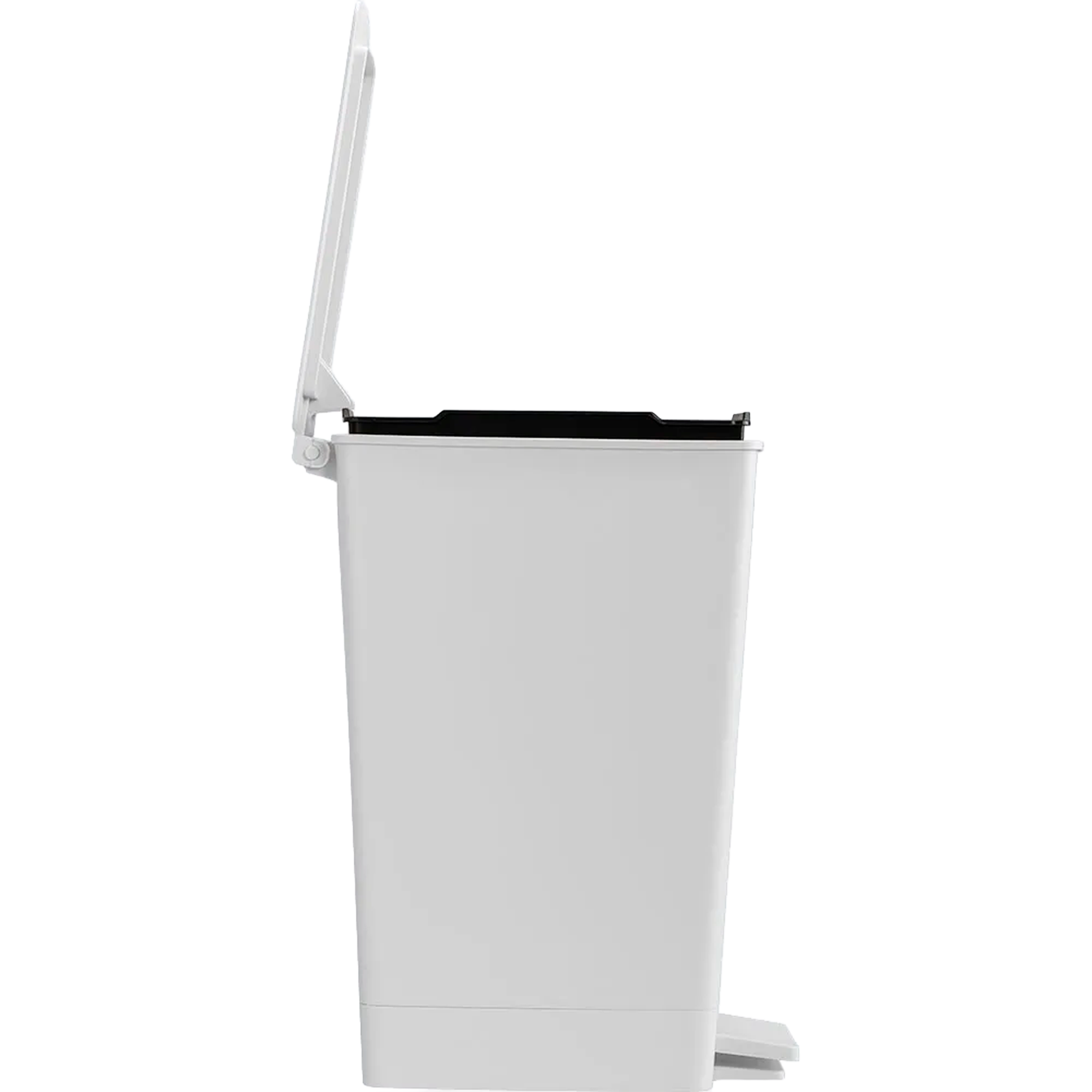BASURERO PEDAL SLIM 8L BLANCO
