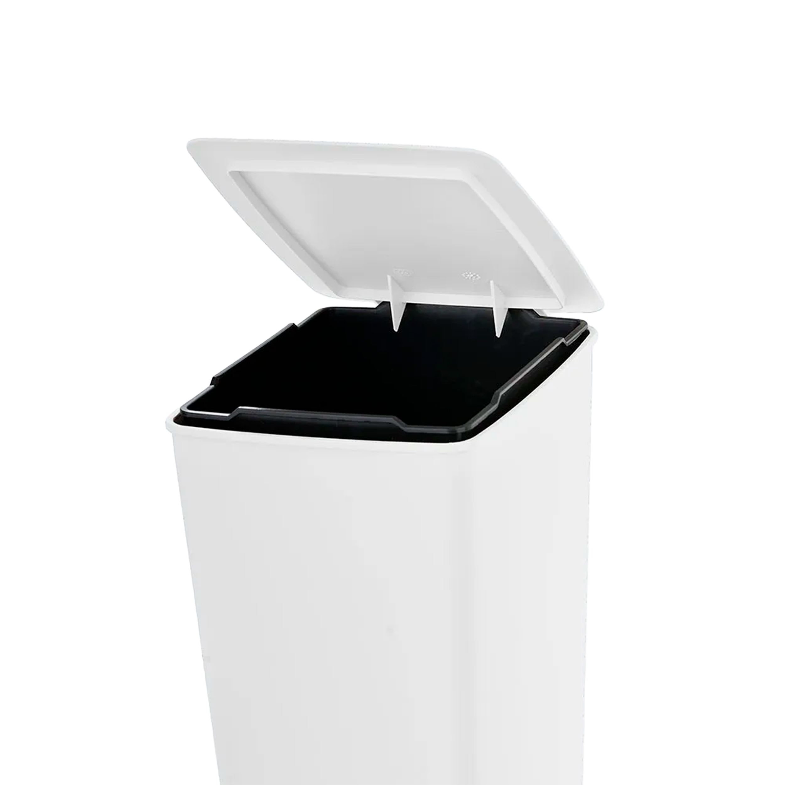 BASURERO PEDAL SLIM 8L BLANCO