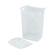 CESTA ROPA LINUM RECTANGUL BLANCO RIMAX