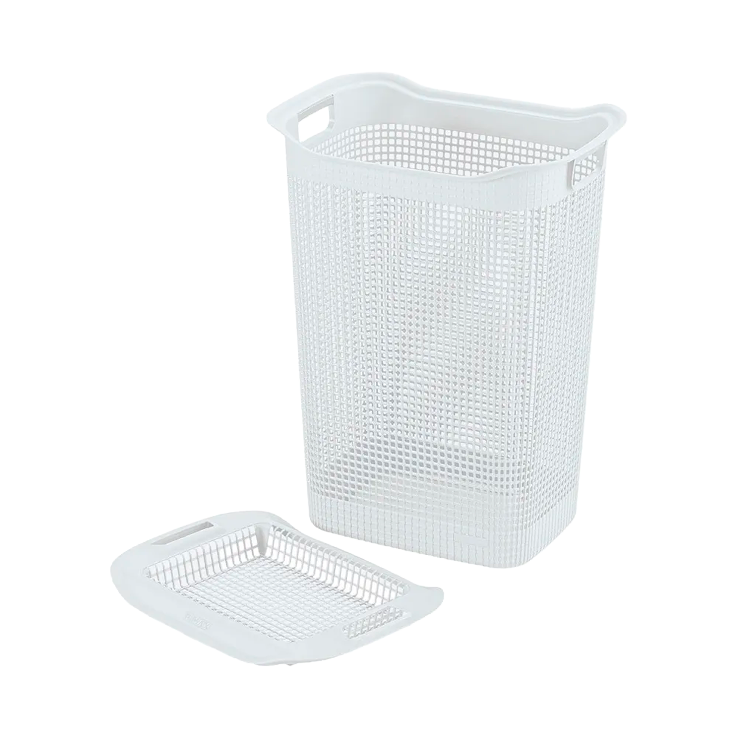 CESTA ROPA LINUM RECTANGUL BLANCO RIMAX