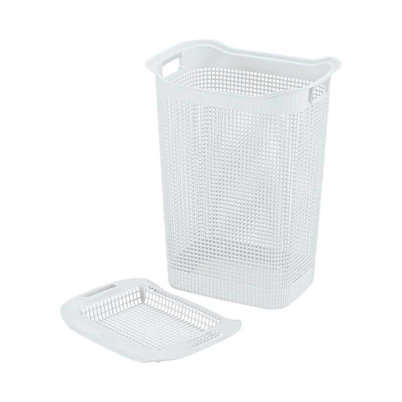 CESTA ROPA LINUM RECTANGUL BLANCO RIMAX