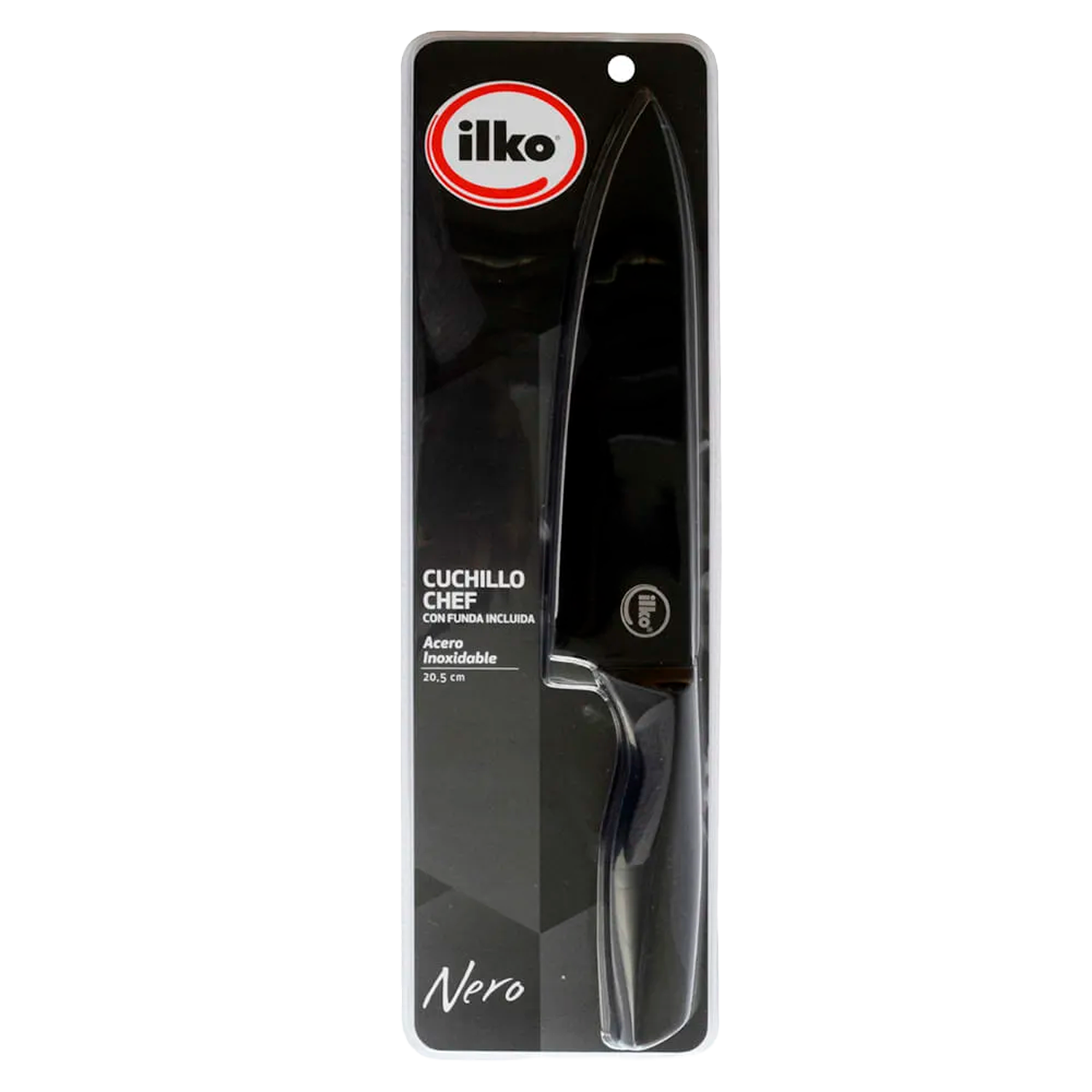 CUCHILLO ILKO NEGRO CHEF 20,5CM