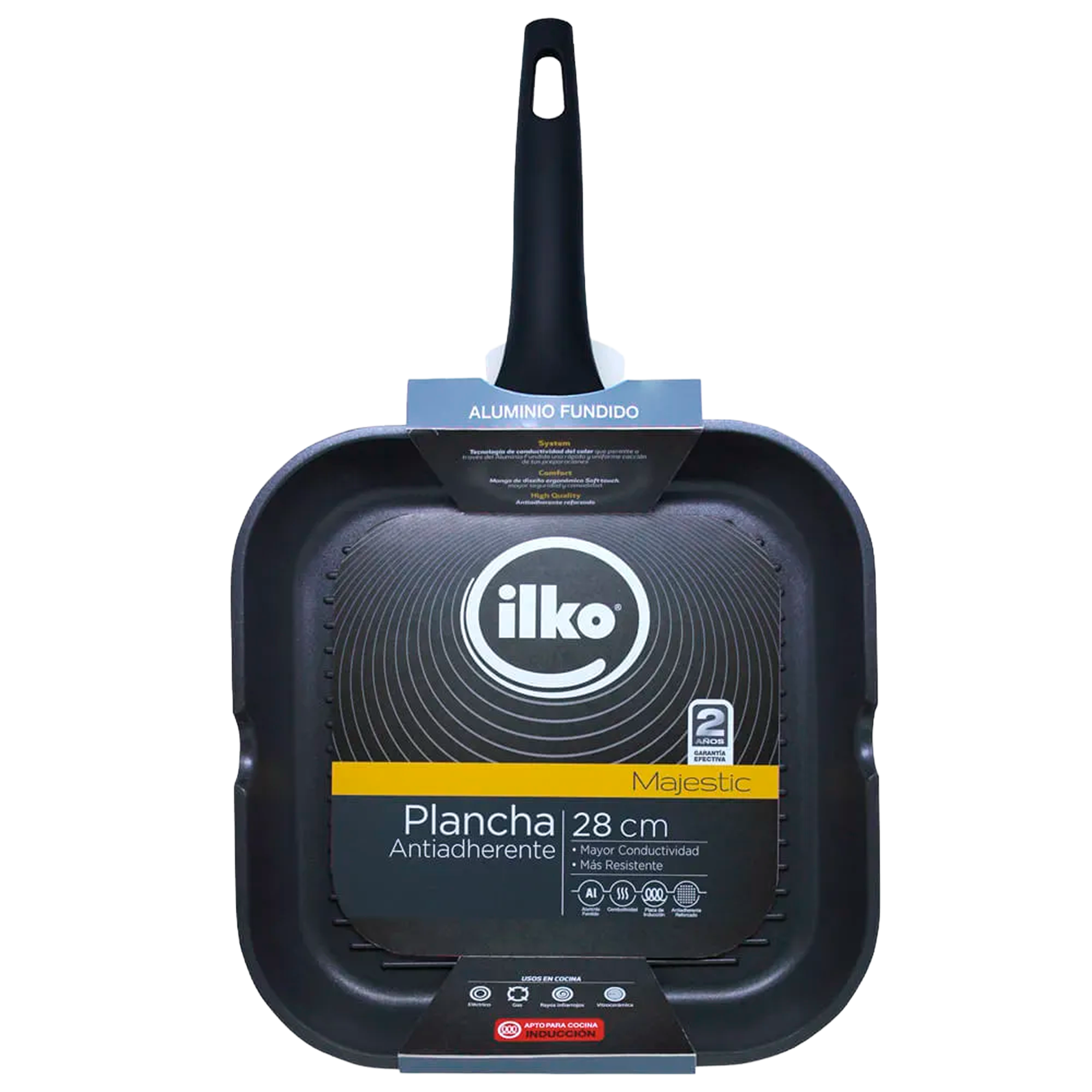 PLANCHA ILKO MAJESTIC 28X28CM