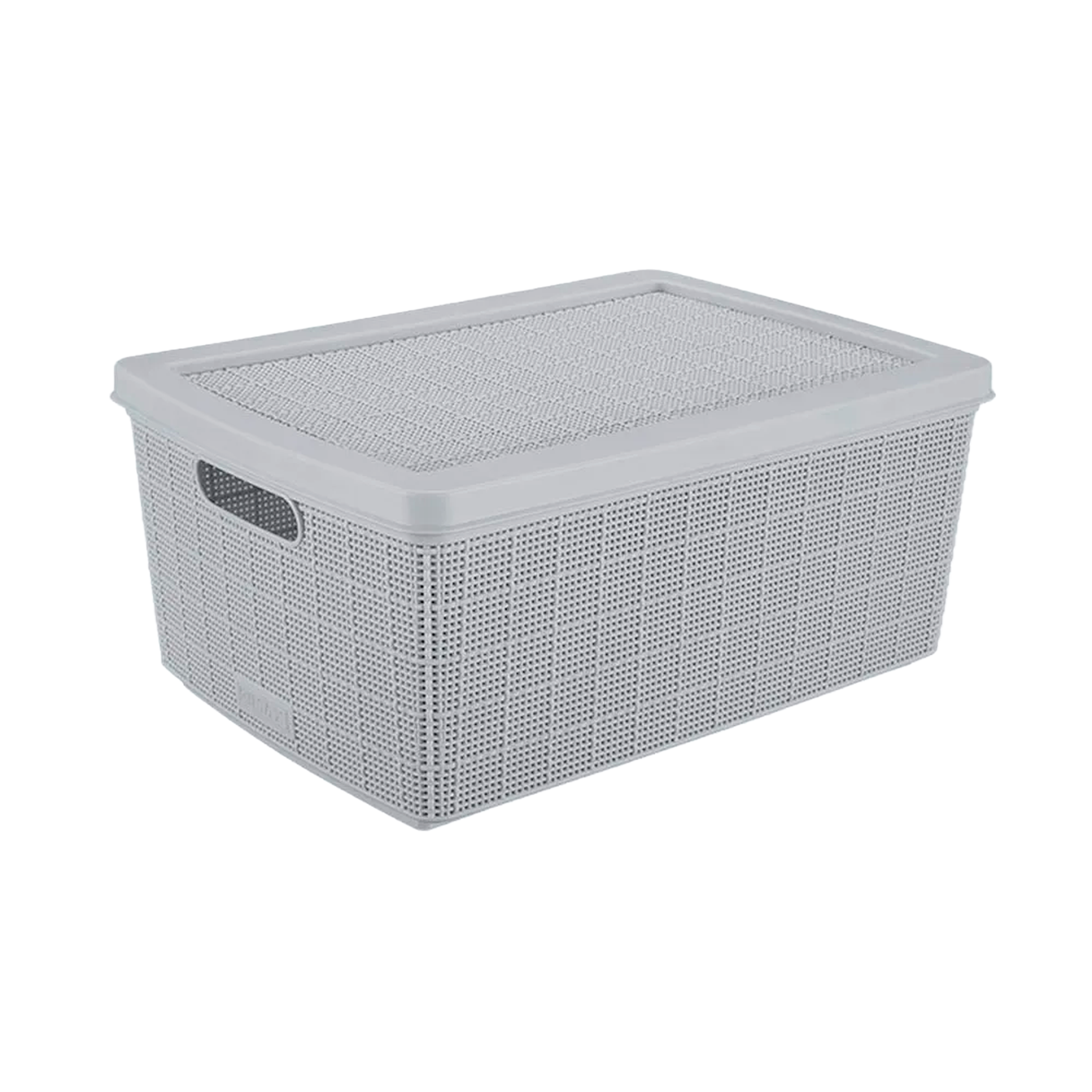 CANASTA FIQUE C/T 13.5L GRIS HIELO RIMAX