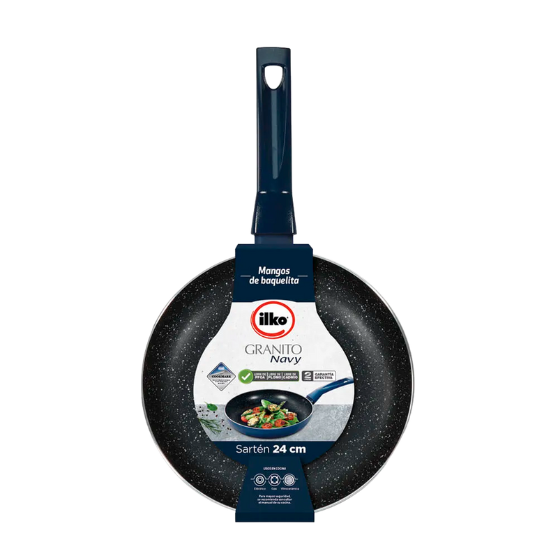 SARTEN ILKO GRANITO NAVY 24CM