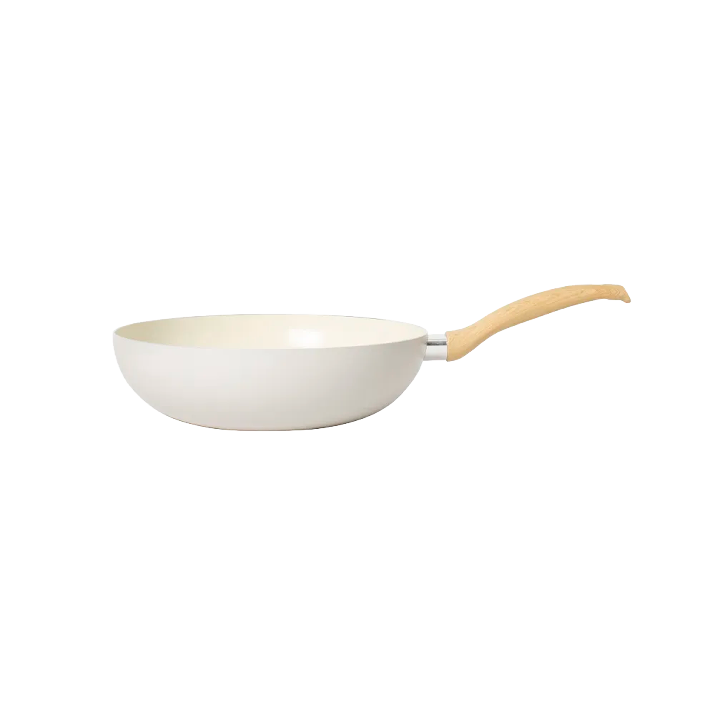 WOK ILKO BLANCO 28CM ANTIADHERENTE CERAMICA 2,5MM