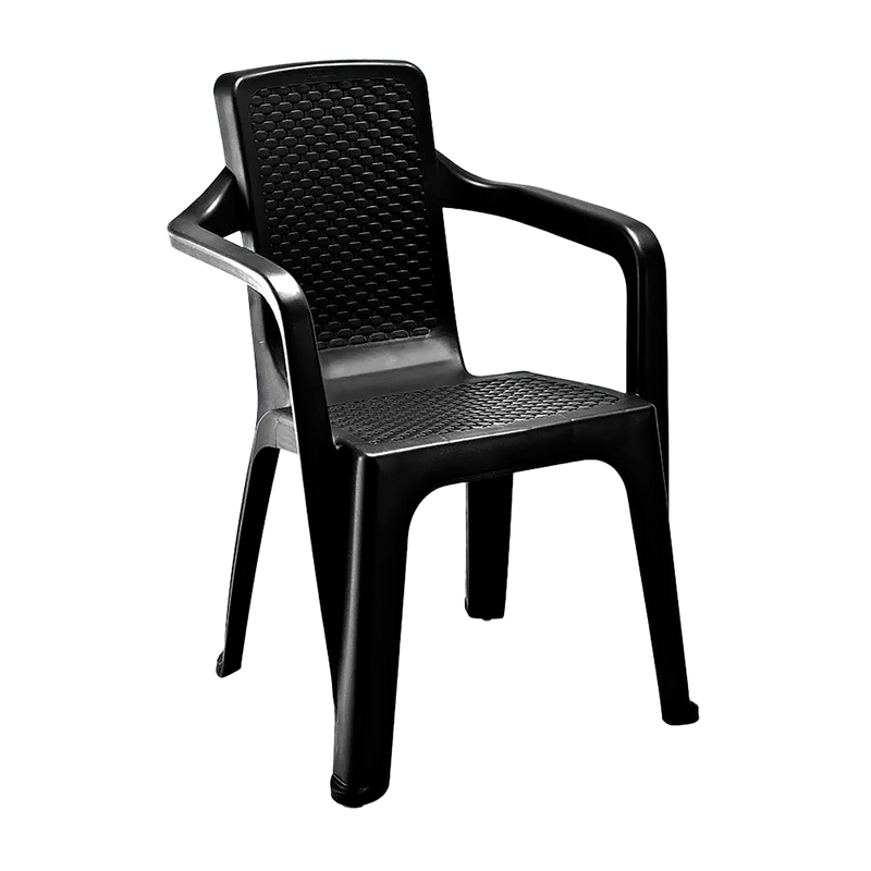 SILLA ETERNA C/BRAZOS NEGRA RIMAX
