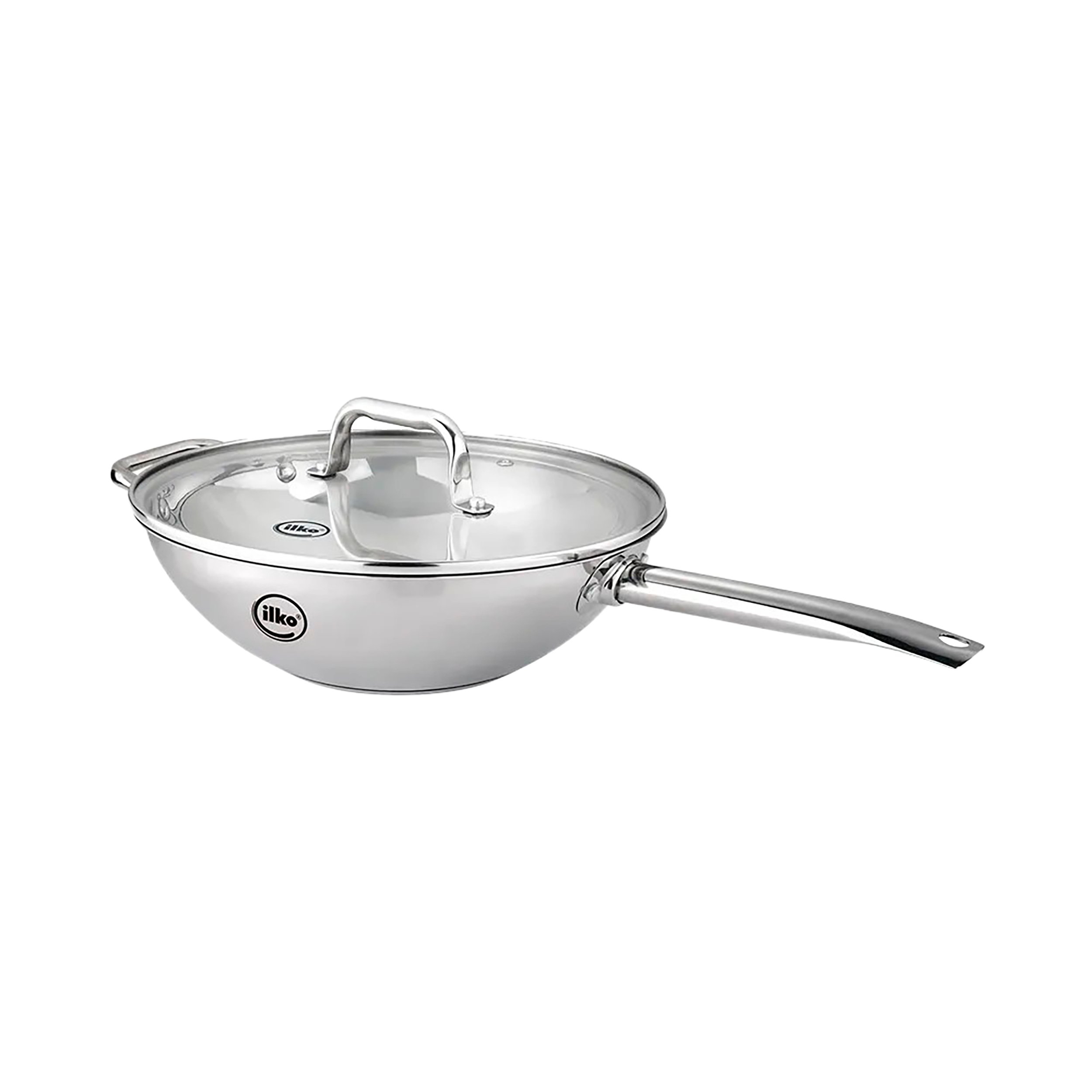WOK ILKO ACEROINOX CHEF 30CM C/T