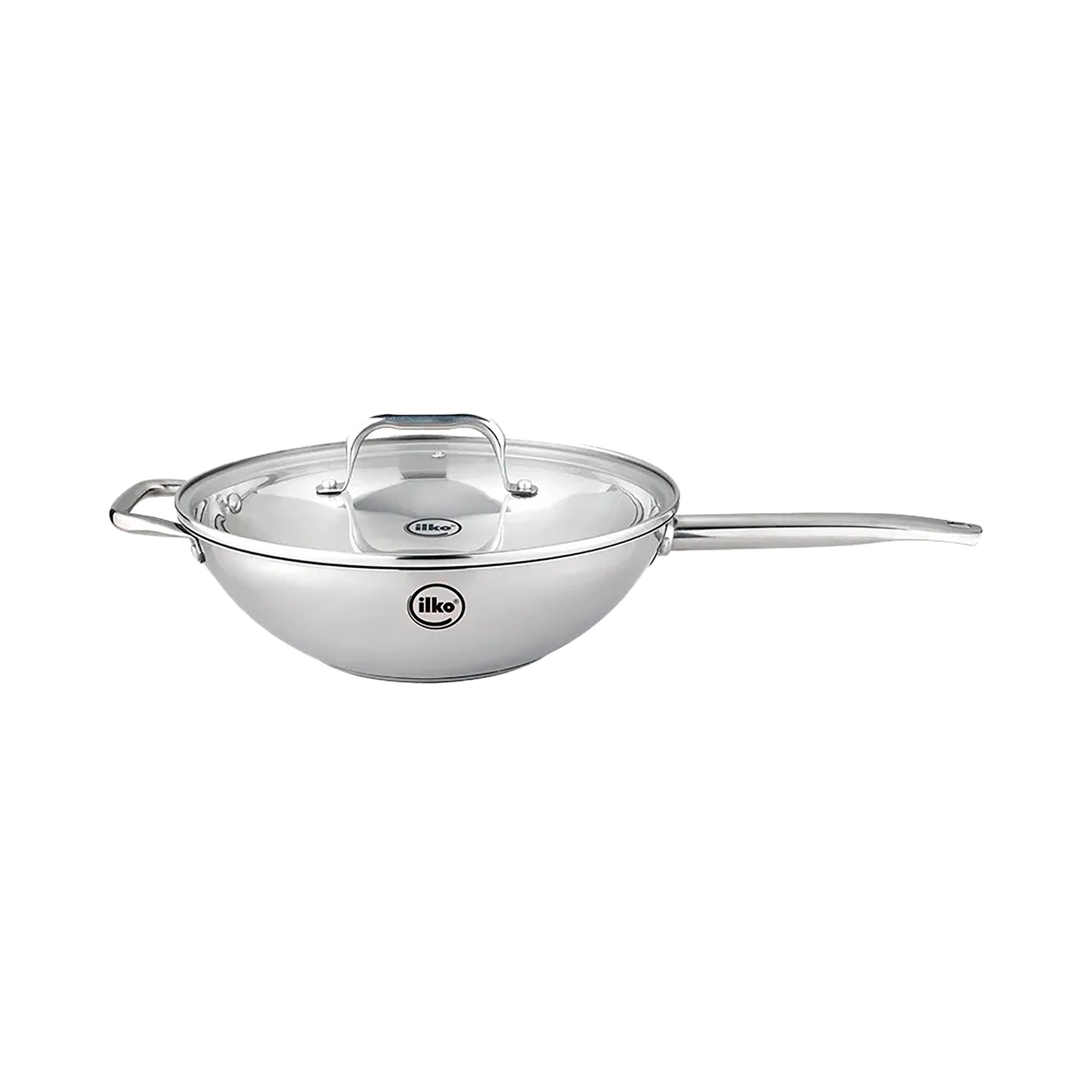WOK ILKO ACEROINOX CHEF 30CM C/T