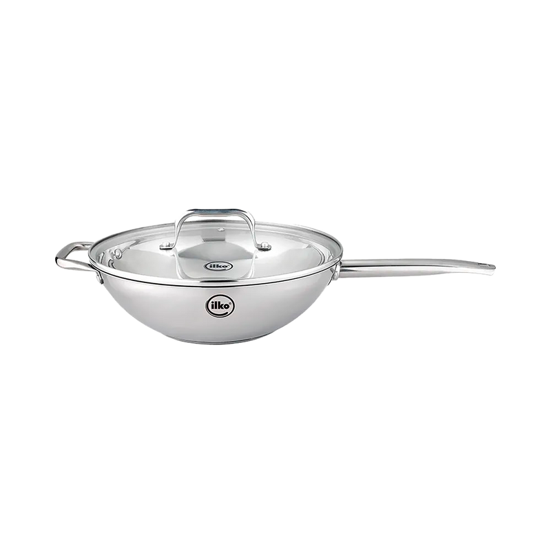 WOK ILKO ACEROINOX CHEF 30CM C/T