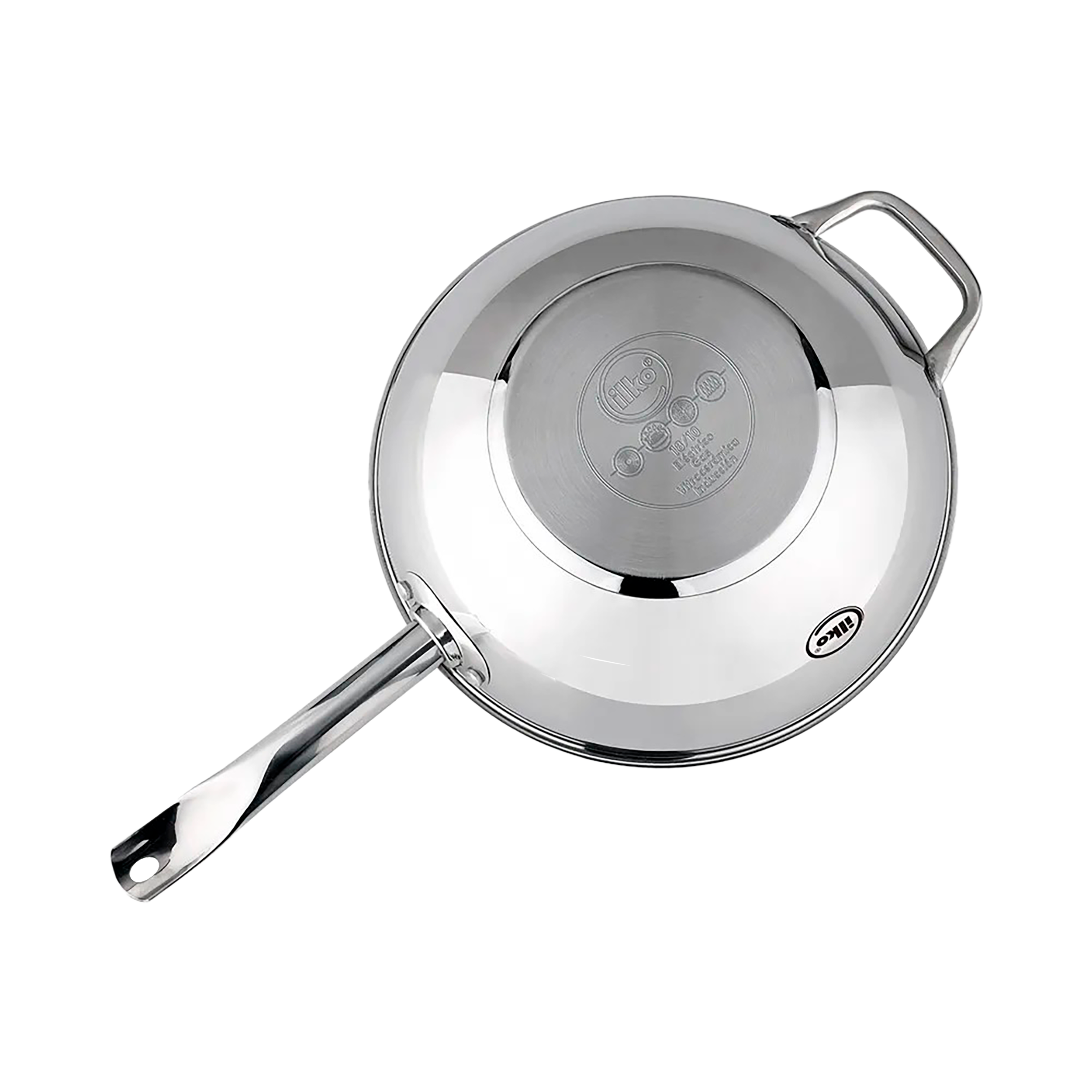 WOK ILKO ACEROINOX CHEF 30CM C/T