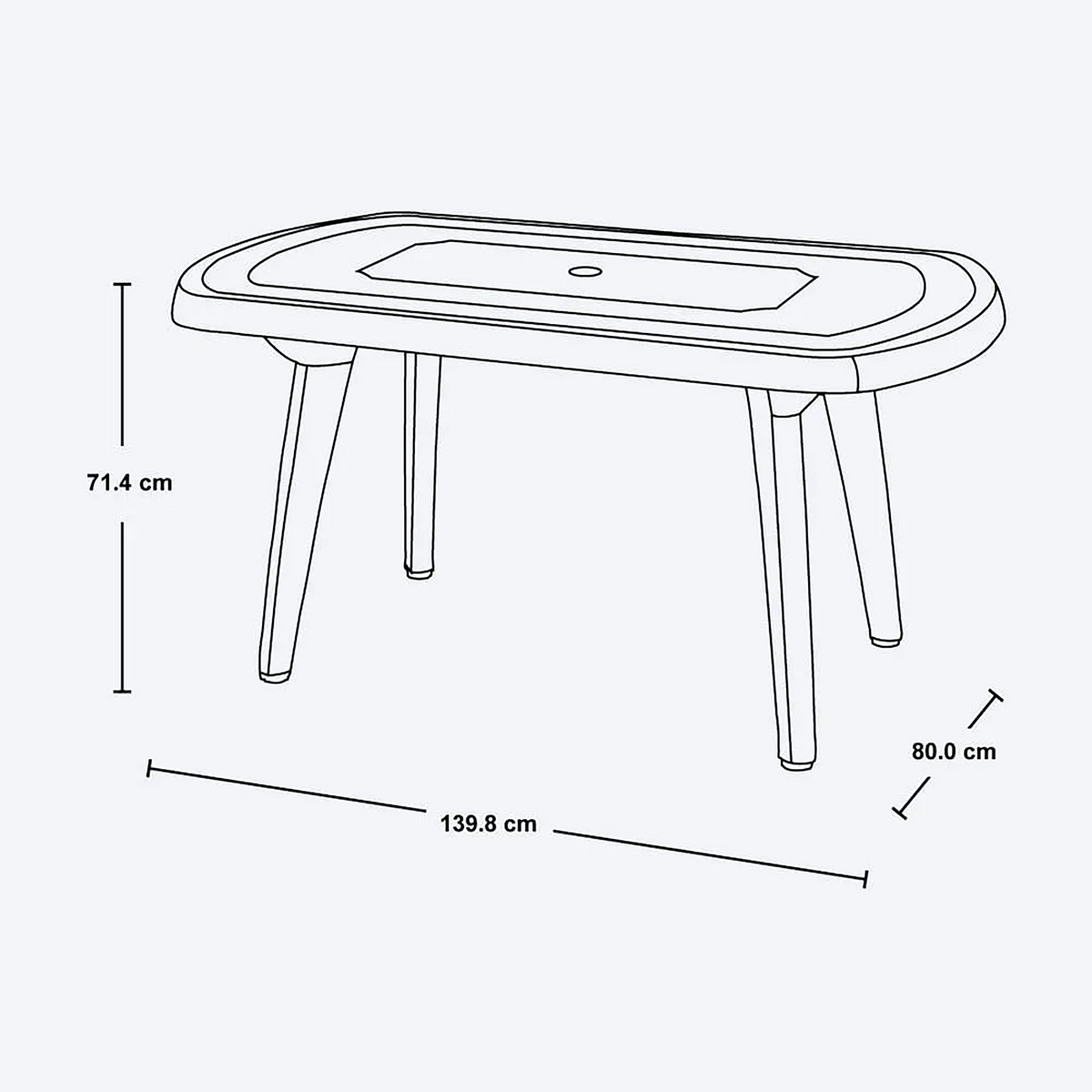 Mesa Lotus Wengue RIMAX