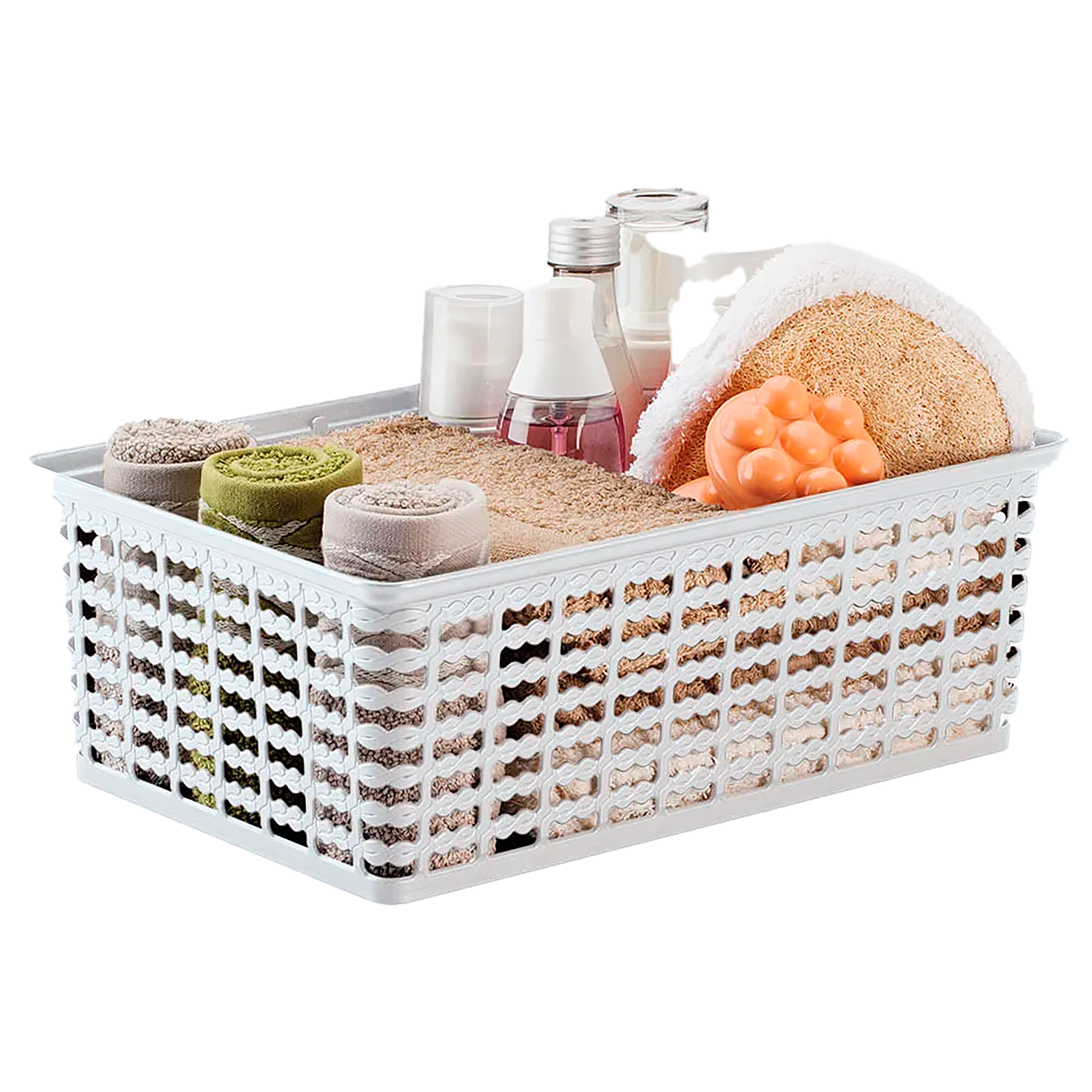 Canasta Deco L Blanco Nieve RIMAX