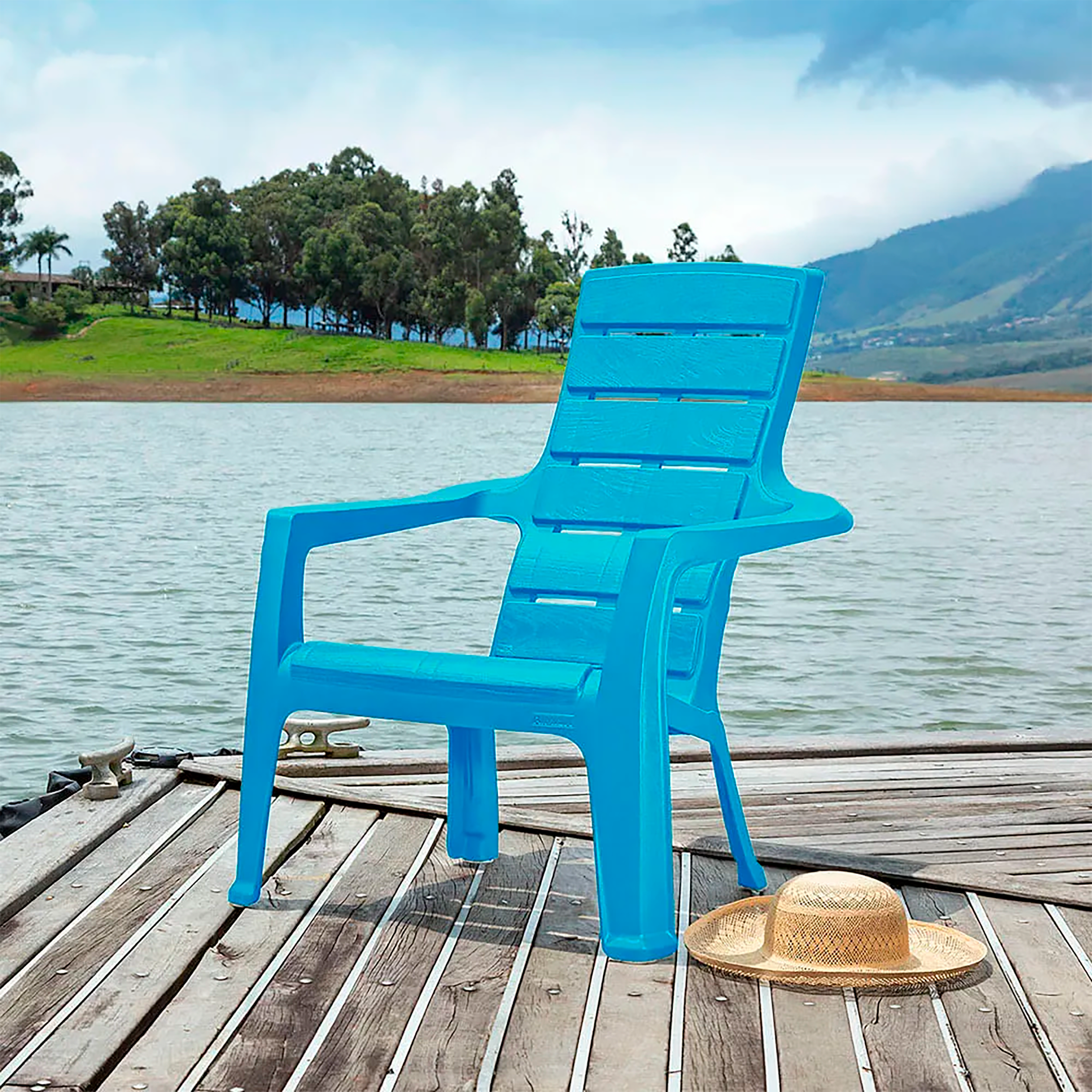 Silla Playera Barú Azul Turquesa RIMAX
