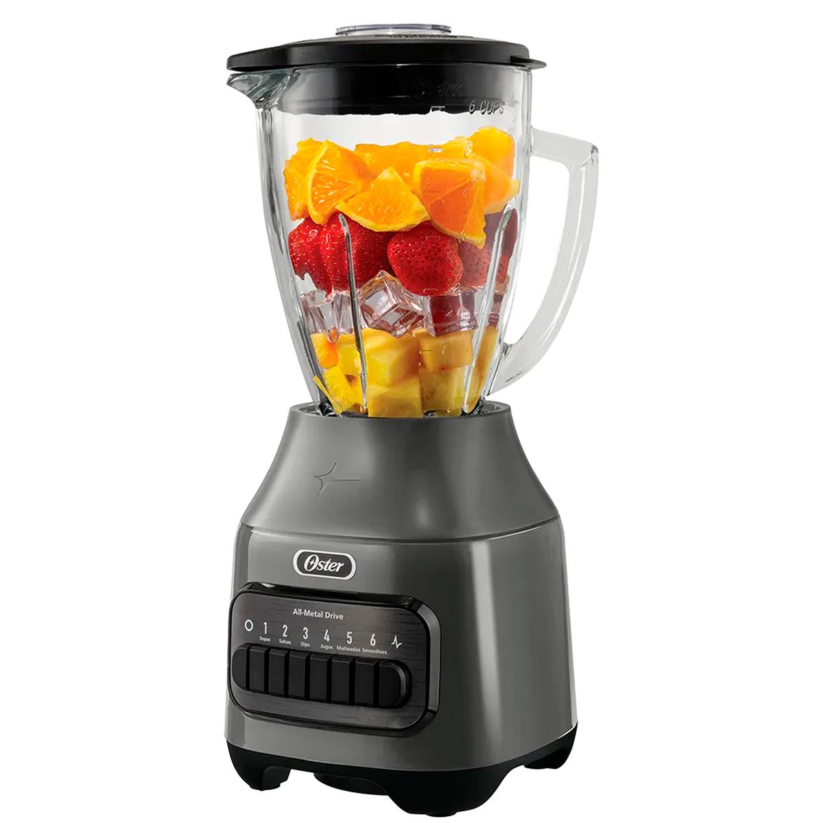 LICUADORA 1.5L VALUE 6VEL V/V GRIS OSTER