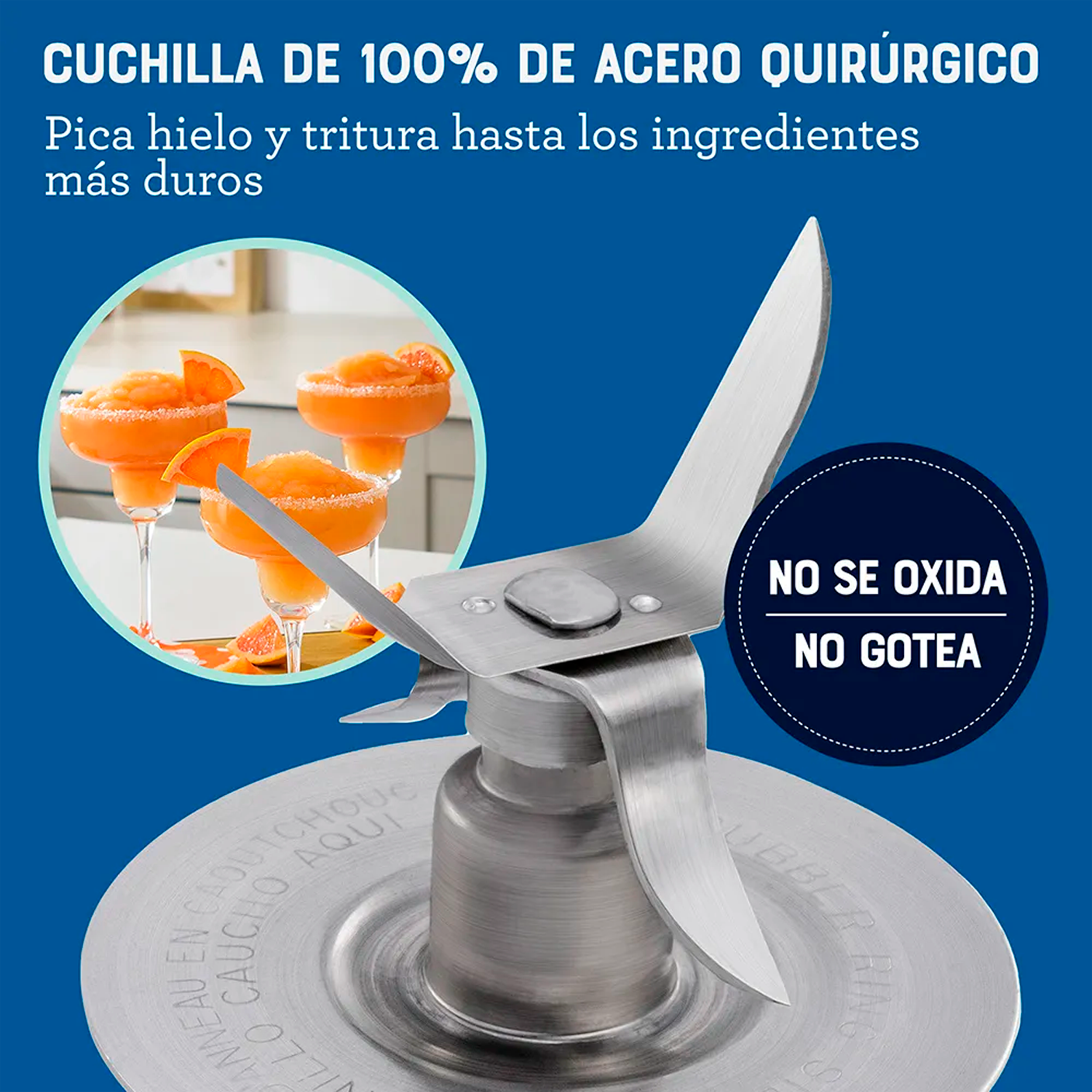 LICUADORA OSTER CROMADA 700 WTS