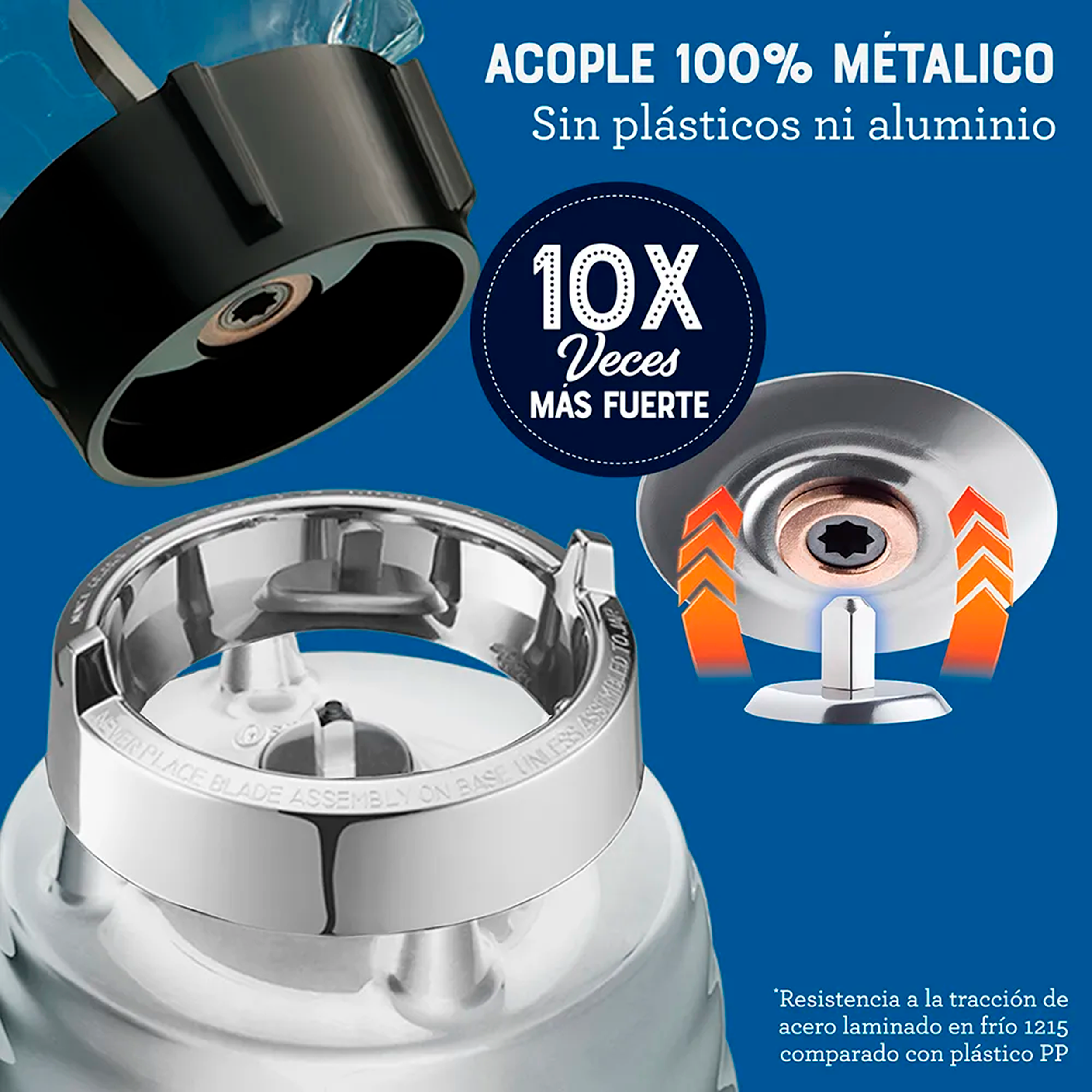 LICUADORA OSTER CROMADA 700 WTS