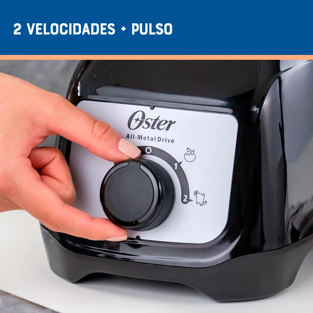 LICUADORA KALIMAN OSTER V/PLASTICO NEGR