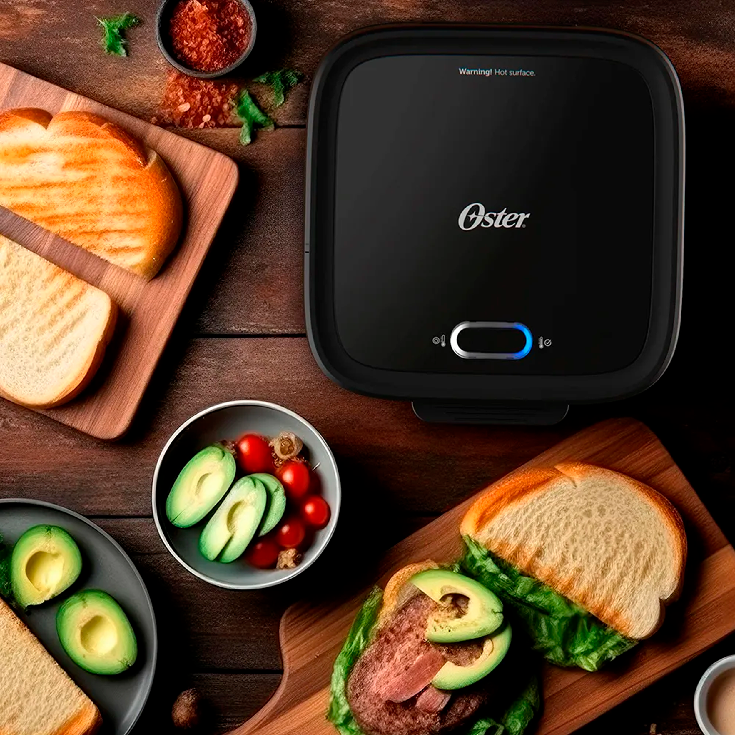 SANDUCHERA PANINI OSTER NEGRO
