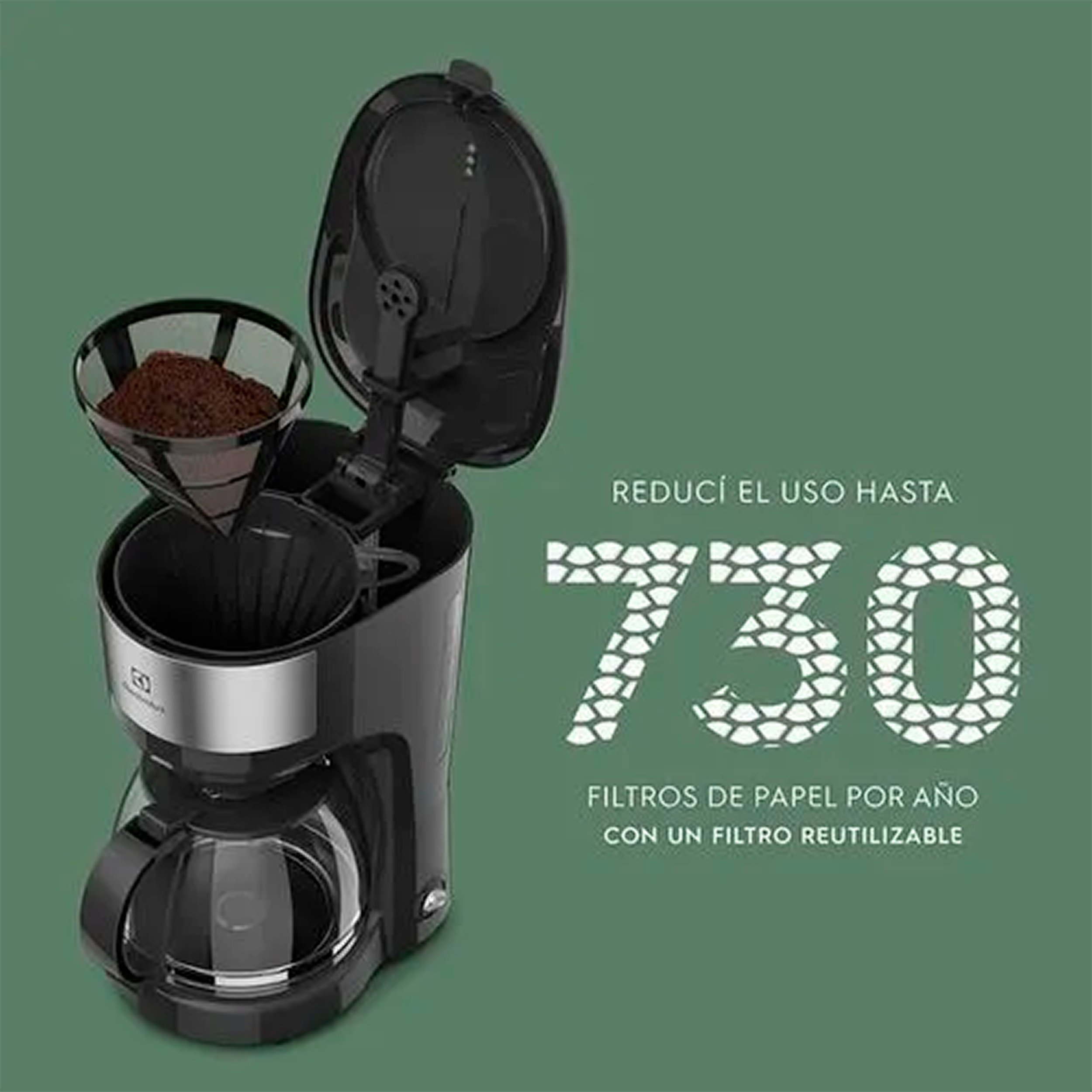CAFETERA 800W N ELECTROLUX