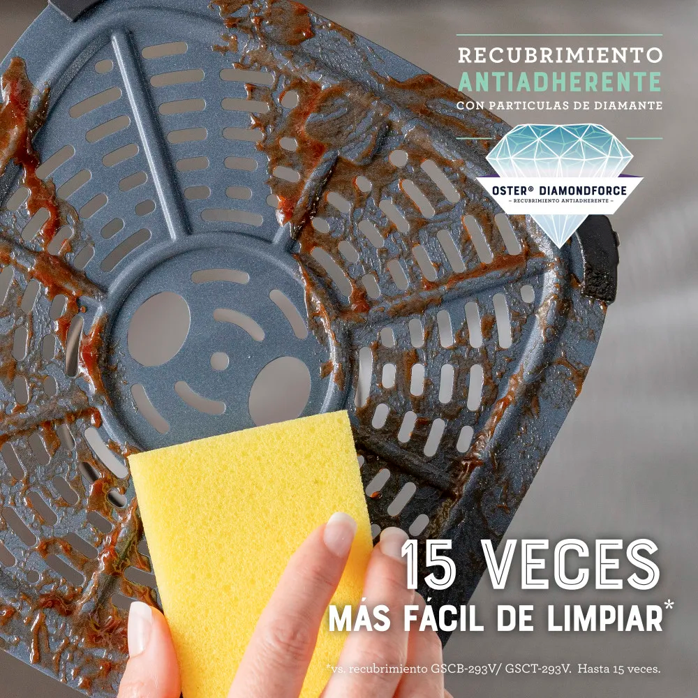 FREIDORA 4L DIAMOND FORCE MANUAL OSTER