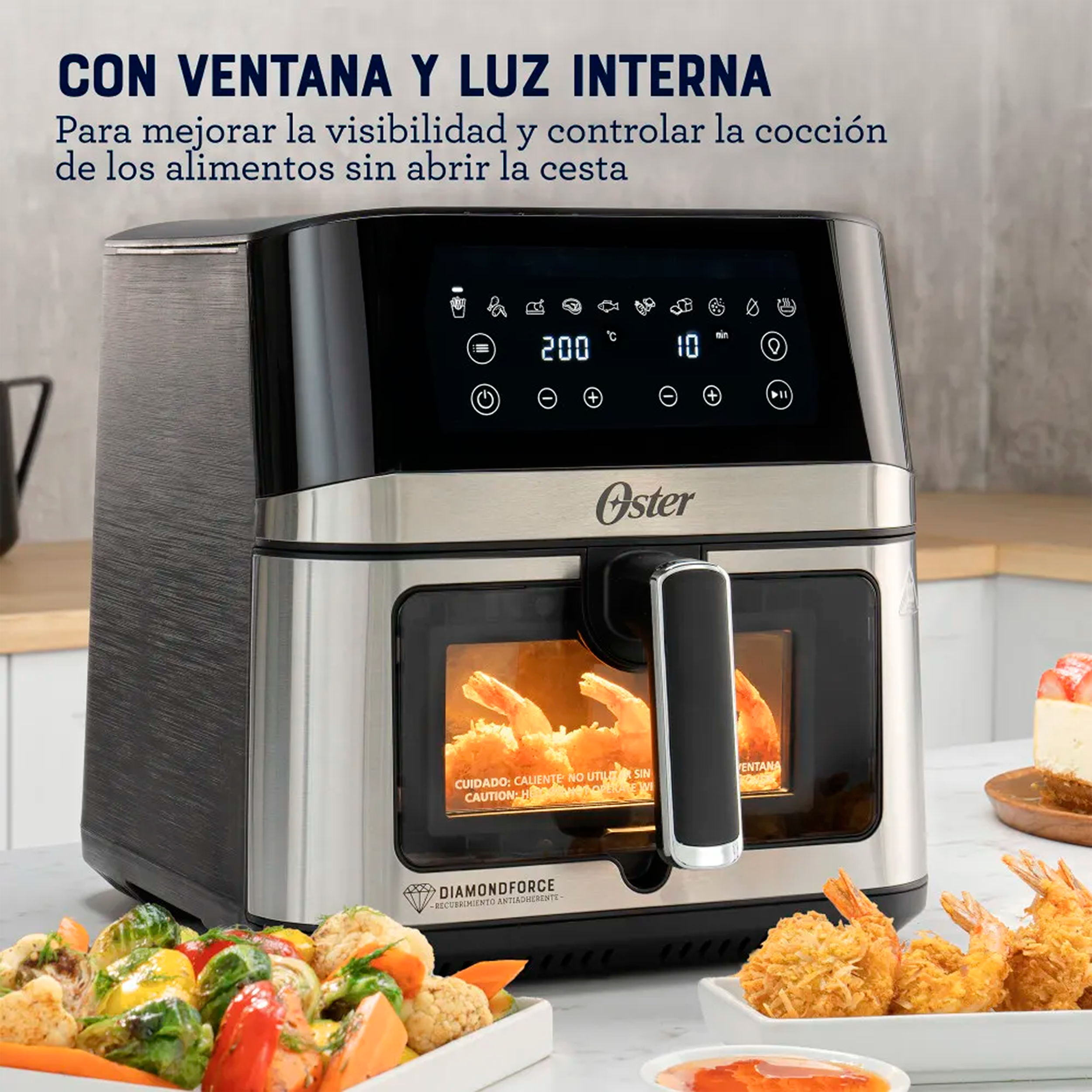 FREIDORA 7.5 DIGITAL DIAMOND FORCE OSTER