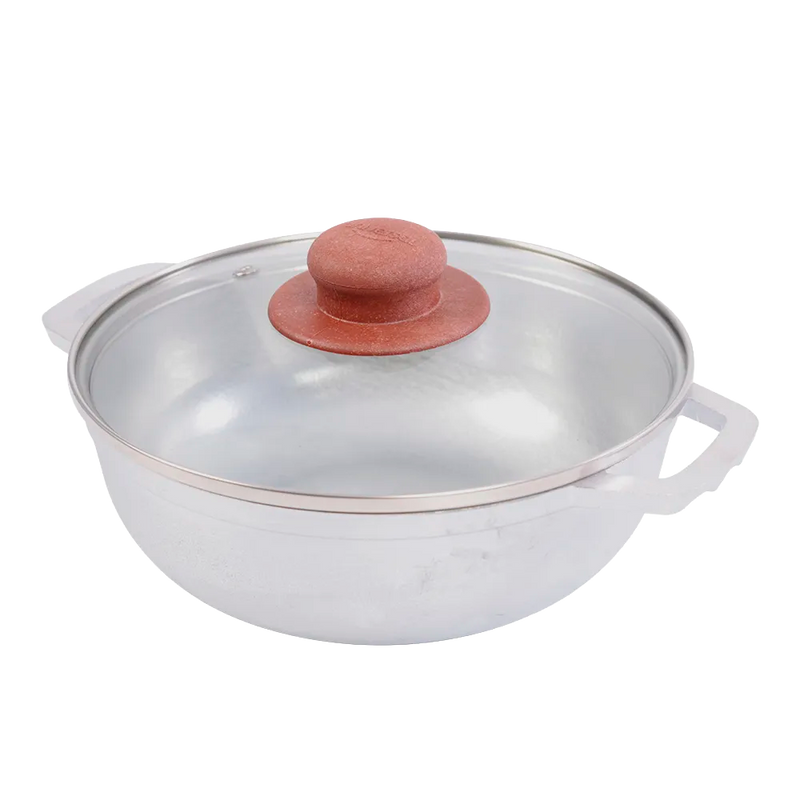 CALDERO FUNDIDO+TV 20CM UNIVERSAL