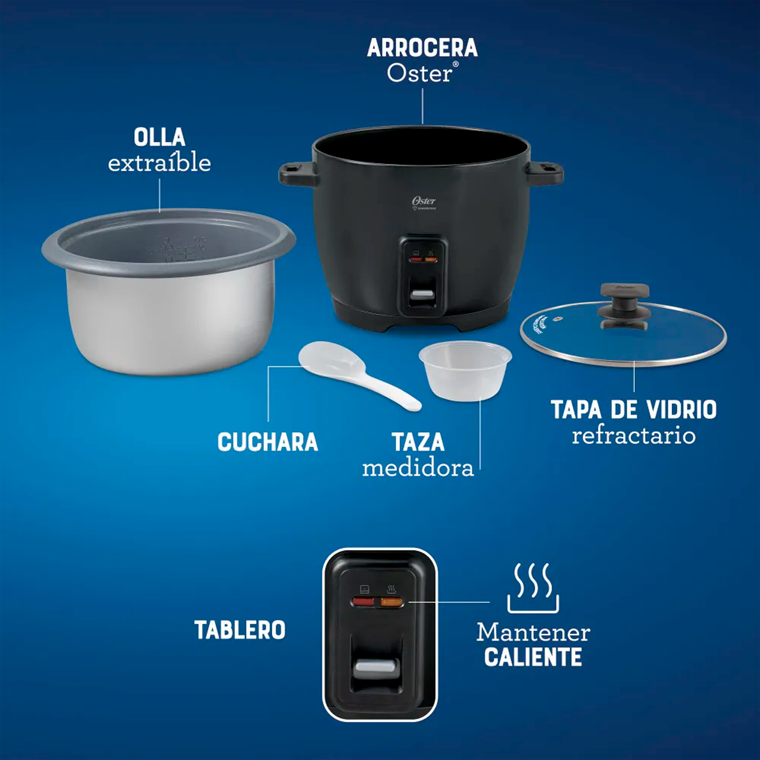ARROCERA 10TZ BASICA DIAMOND FORCE OSTER