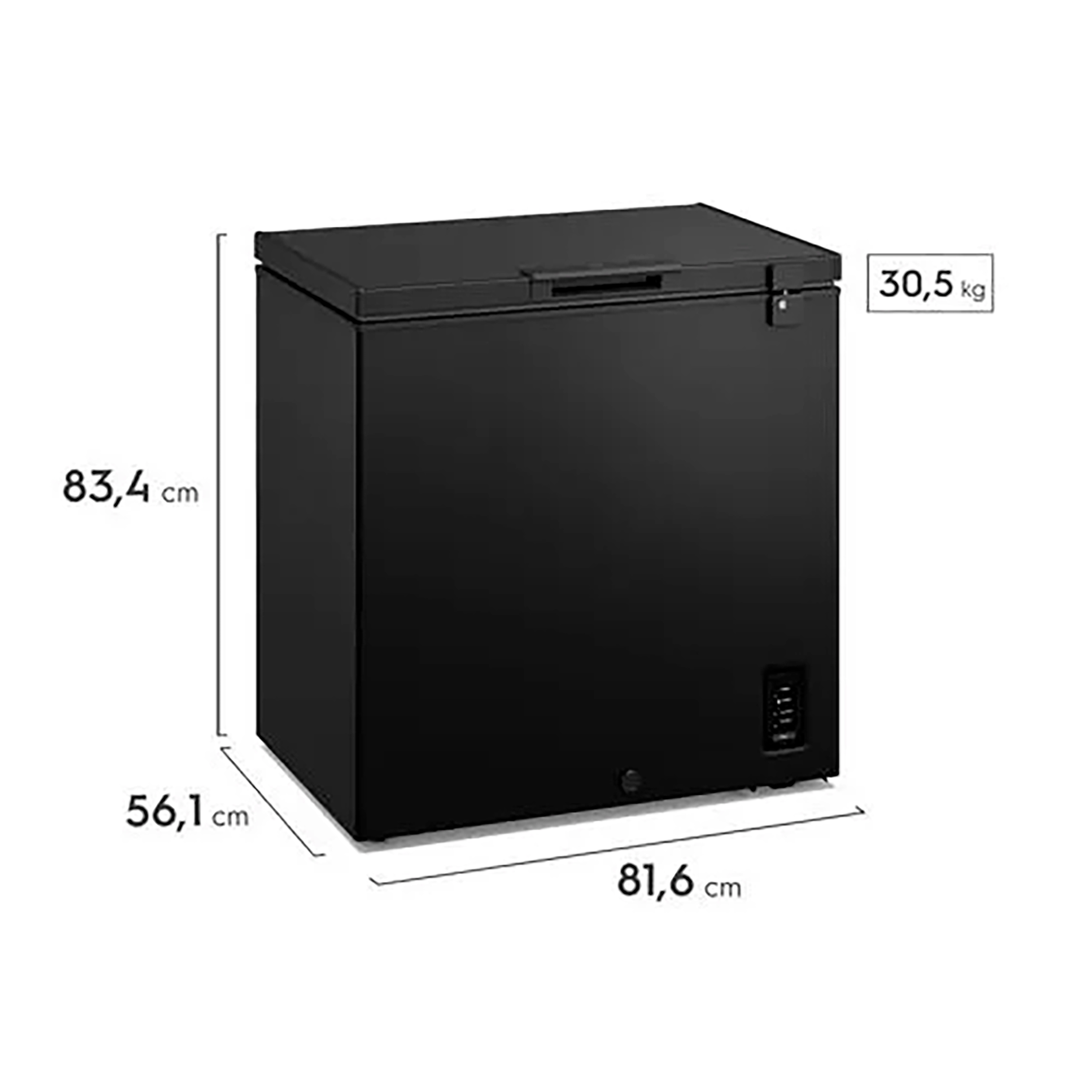 CONGELADOR HORIZONTAL197L NEGRO ELECTRO