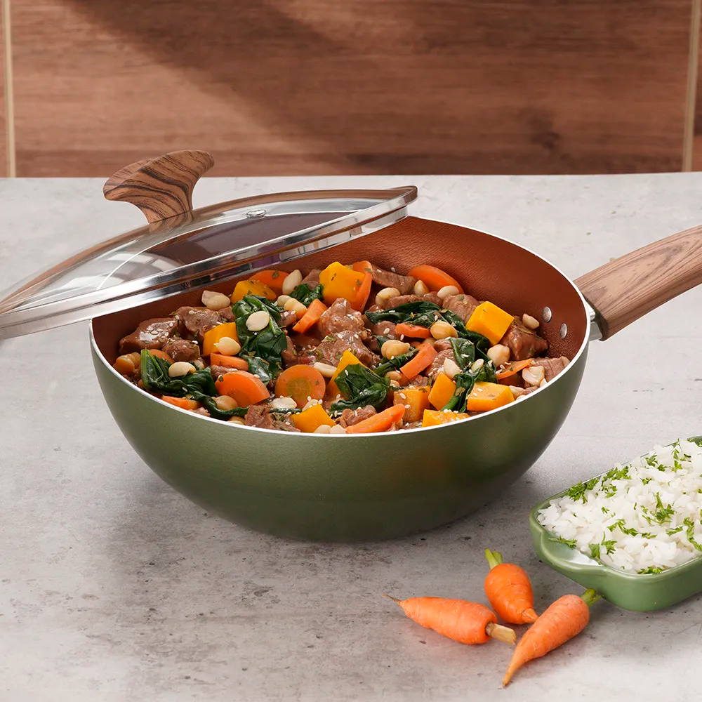 WOK CUARZO+TV 24CM UNIVERSAL