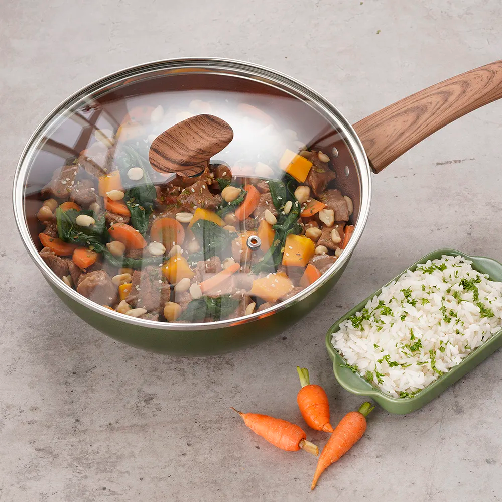 WOK CUARZO+TV 24CM UNIVERSAL