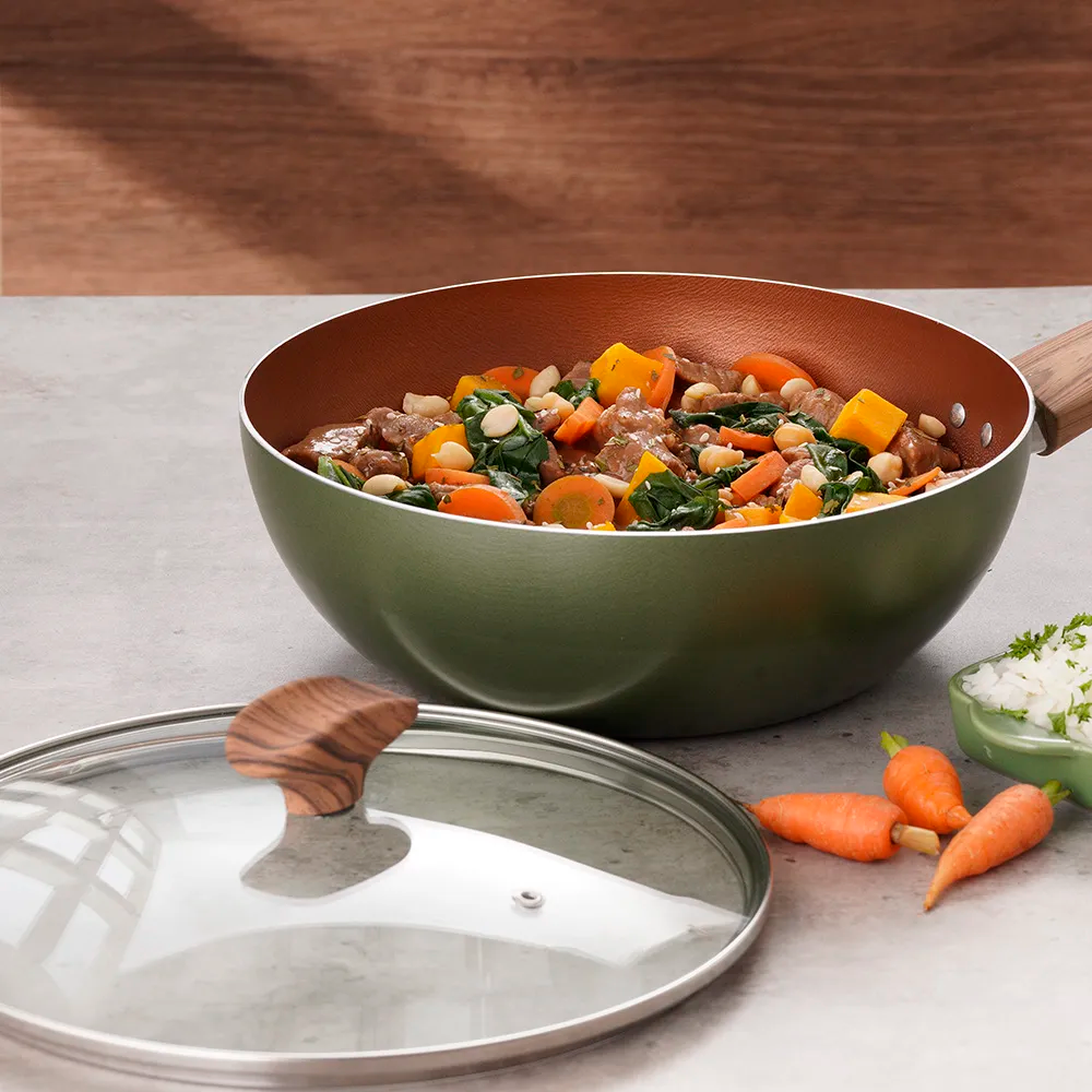 WOK CUARZO+TV 24CM UNIVERSAL