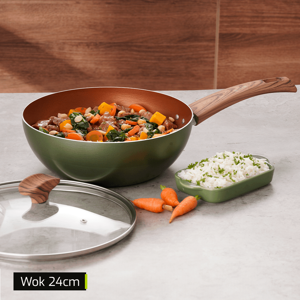 WOK CUARZO+TV 24CM UNIVERSAL