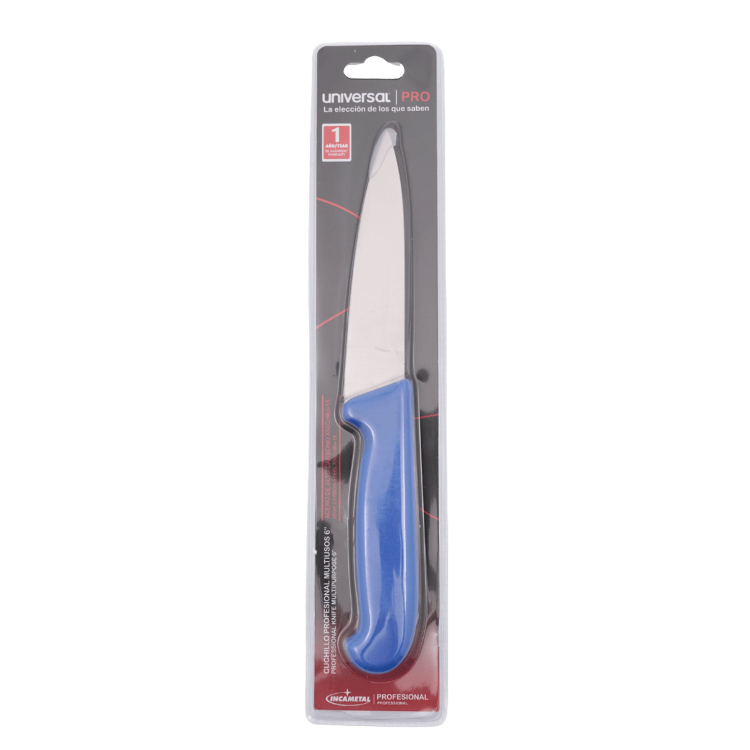 CUCHILLO 6" MULTIUSOS AZUL INCAMENTAL
