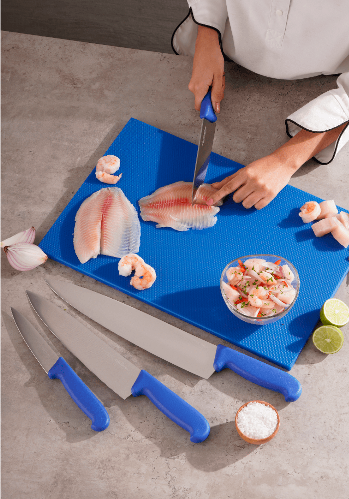 CUCHILLO 8" MULTIUSOS AZUL INCAMENTAL