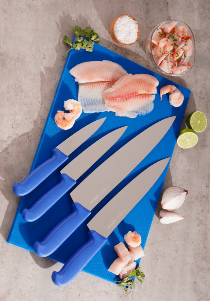 CUCHILLO 8" MULTIUSOS AZUL INCAMENTAL