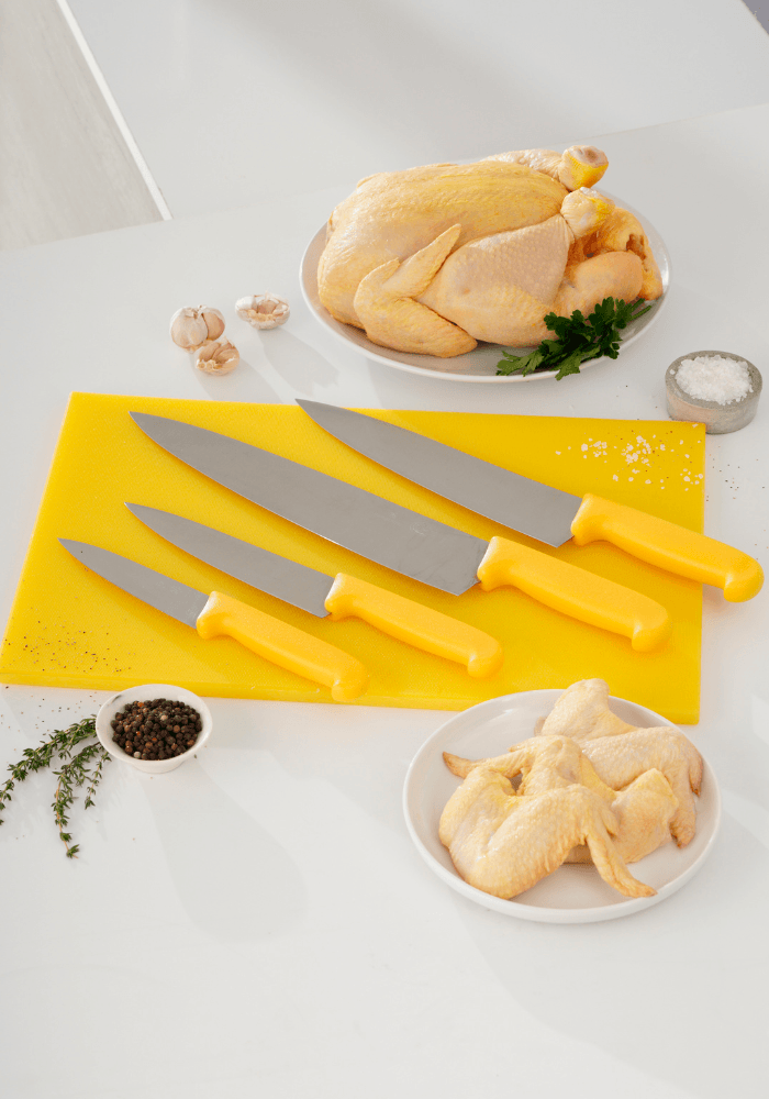 CUCHILLO 6" MULTIUSOS AMARILLO INCAMNETA