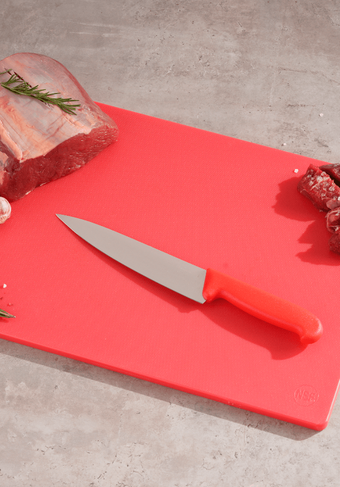 CUCHILLO 8" MULTIUSOS ROJO INCAMENTAL
