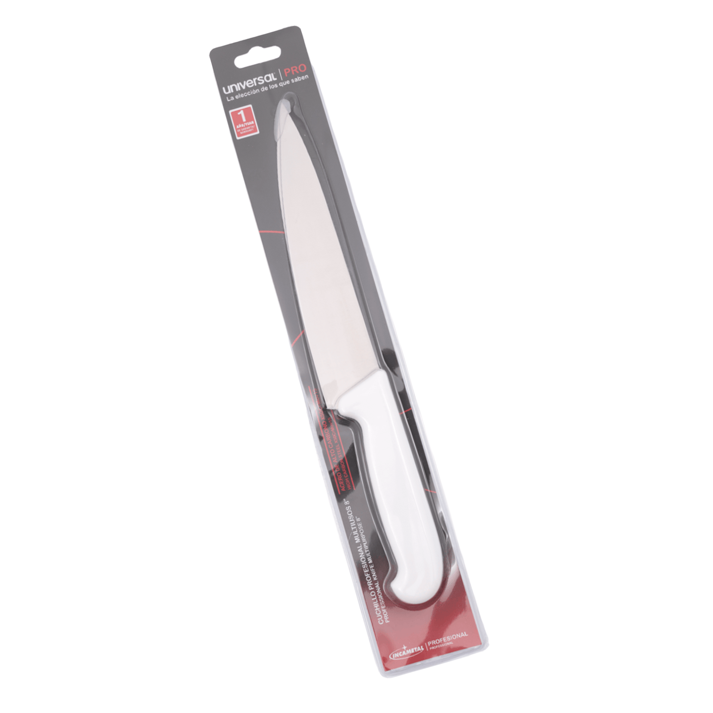 CUCHILLO 8" MULTIUSOS BLANCO INCAMENTAL