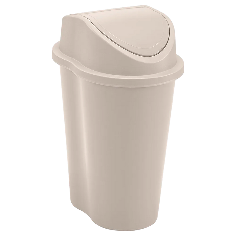 PAPELERA STYLE TV 5L TAUPE RIMAX