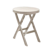 Mesa Plegable Redonda Barú Taupe RIMAX