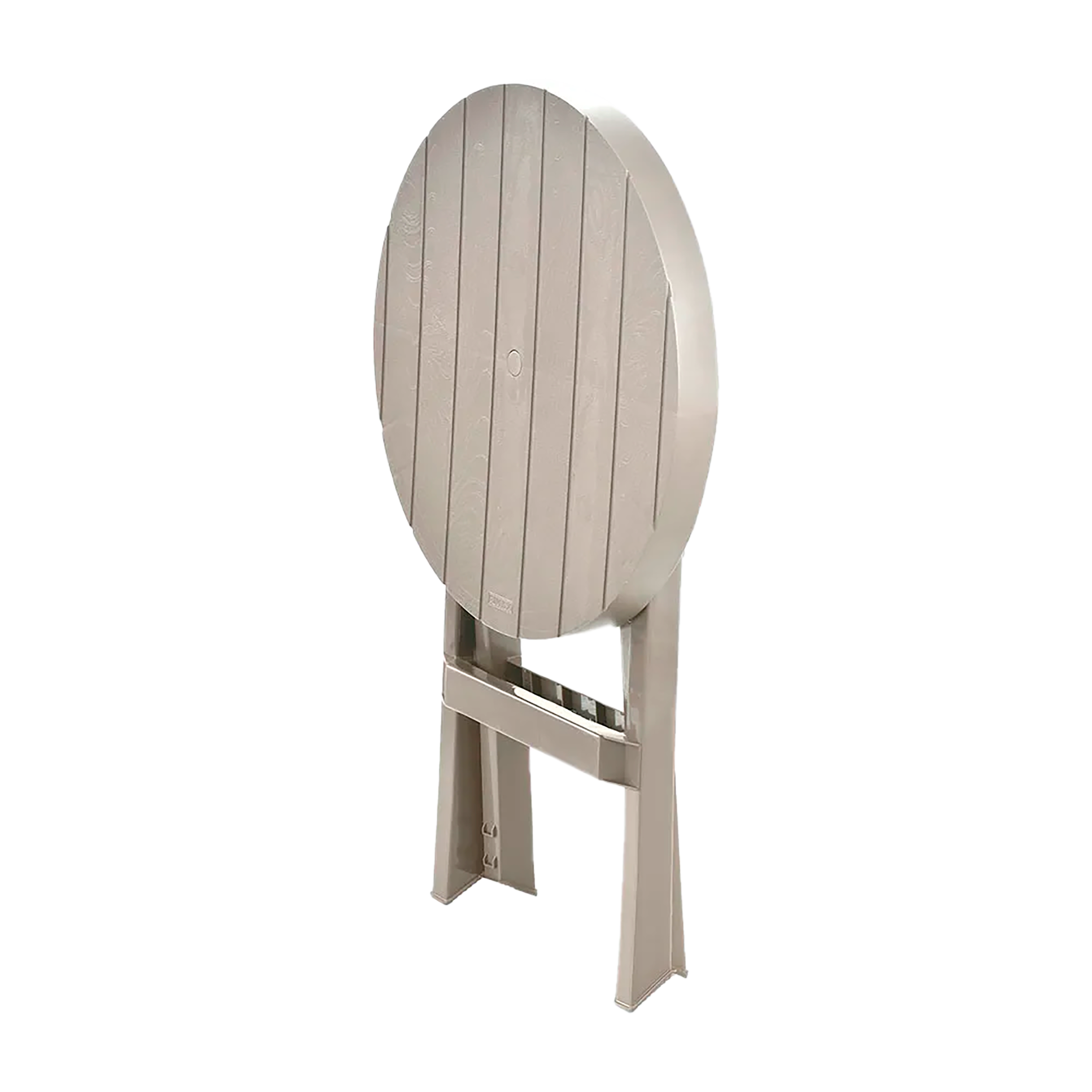 Mesa Plegable Redonda Barú Taupe RIMAX