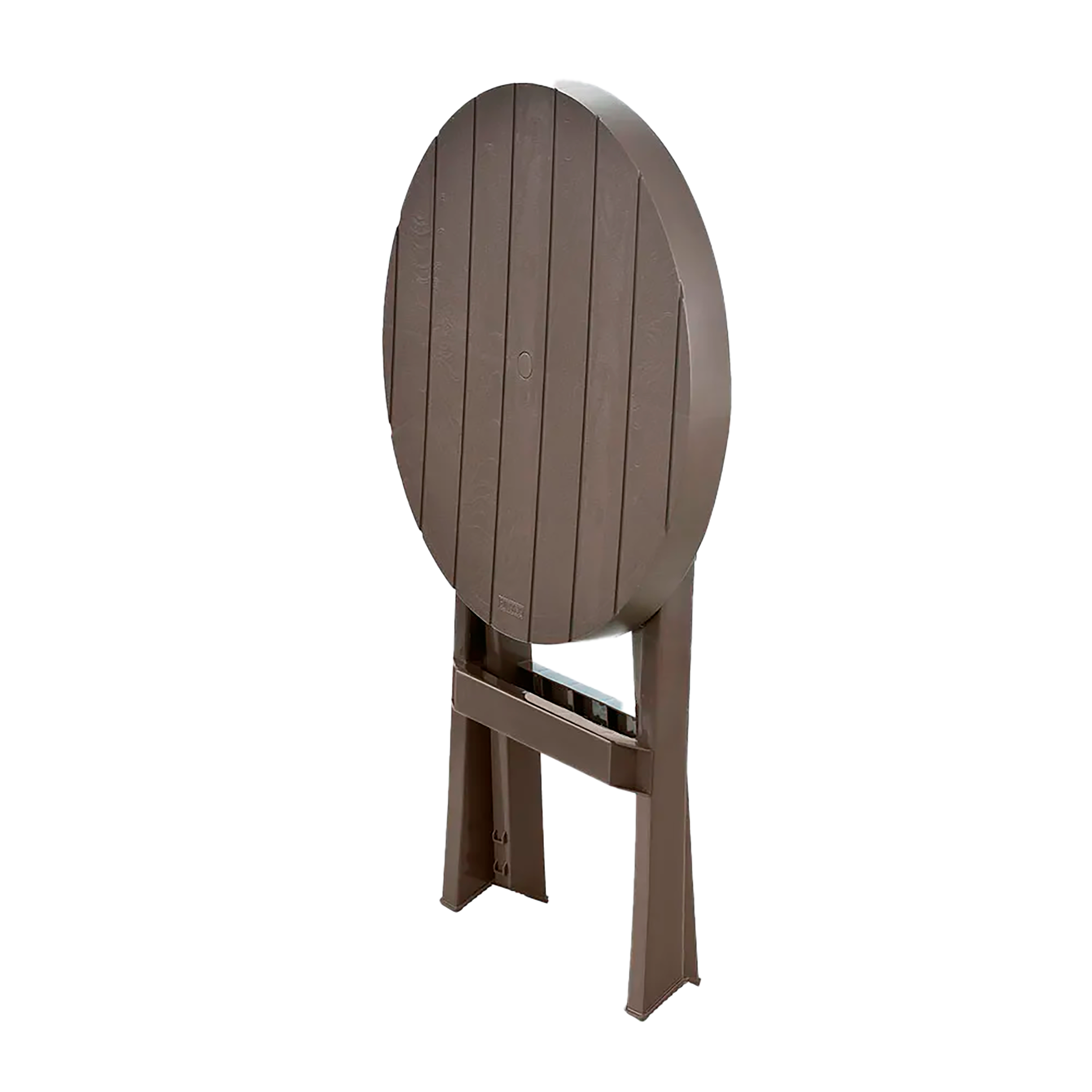 MESA PLEGABLE BARU REDONDA MOCCA