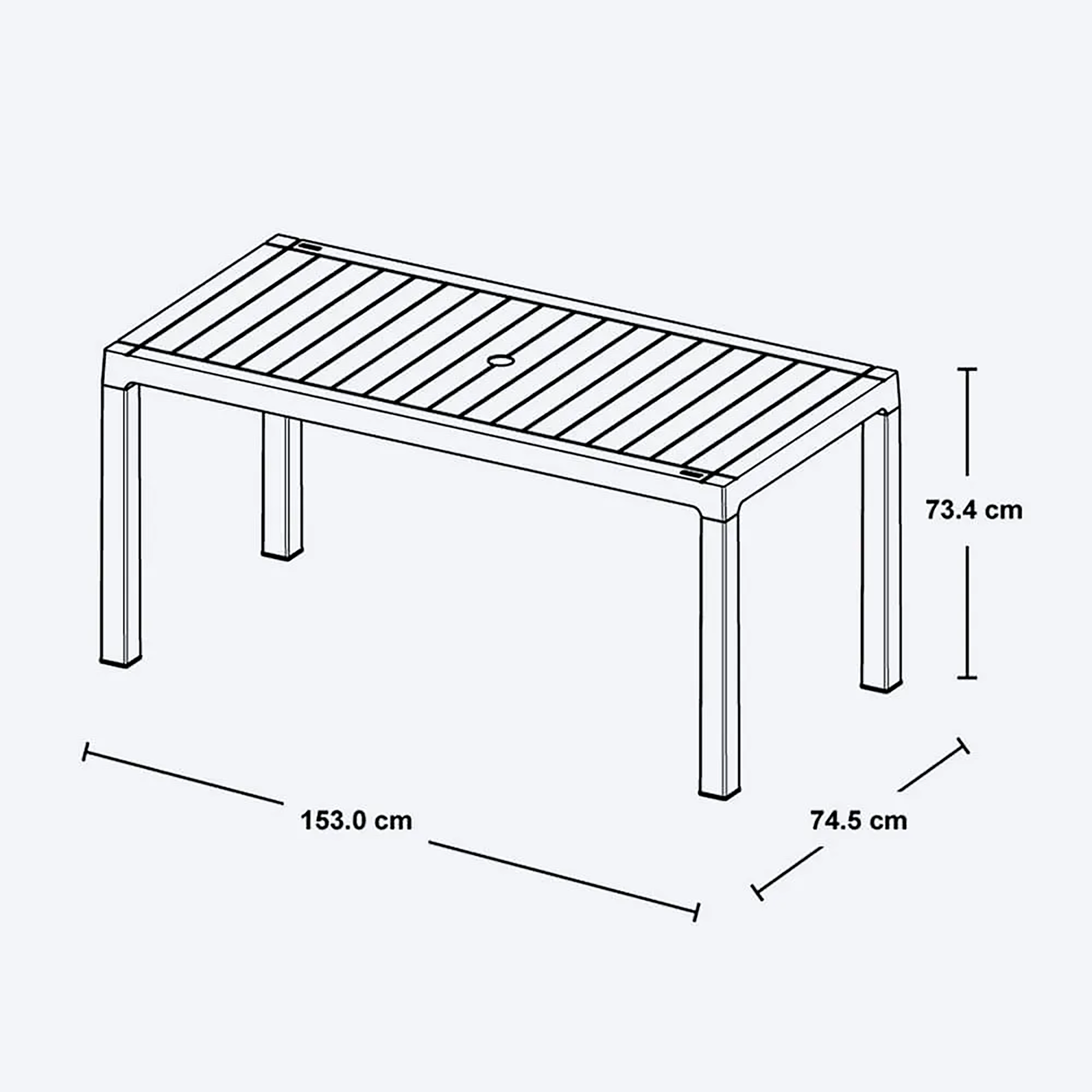 MESA FAMILIAR BARU WENGUE RIMAX